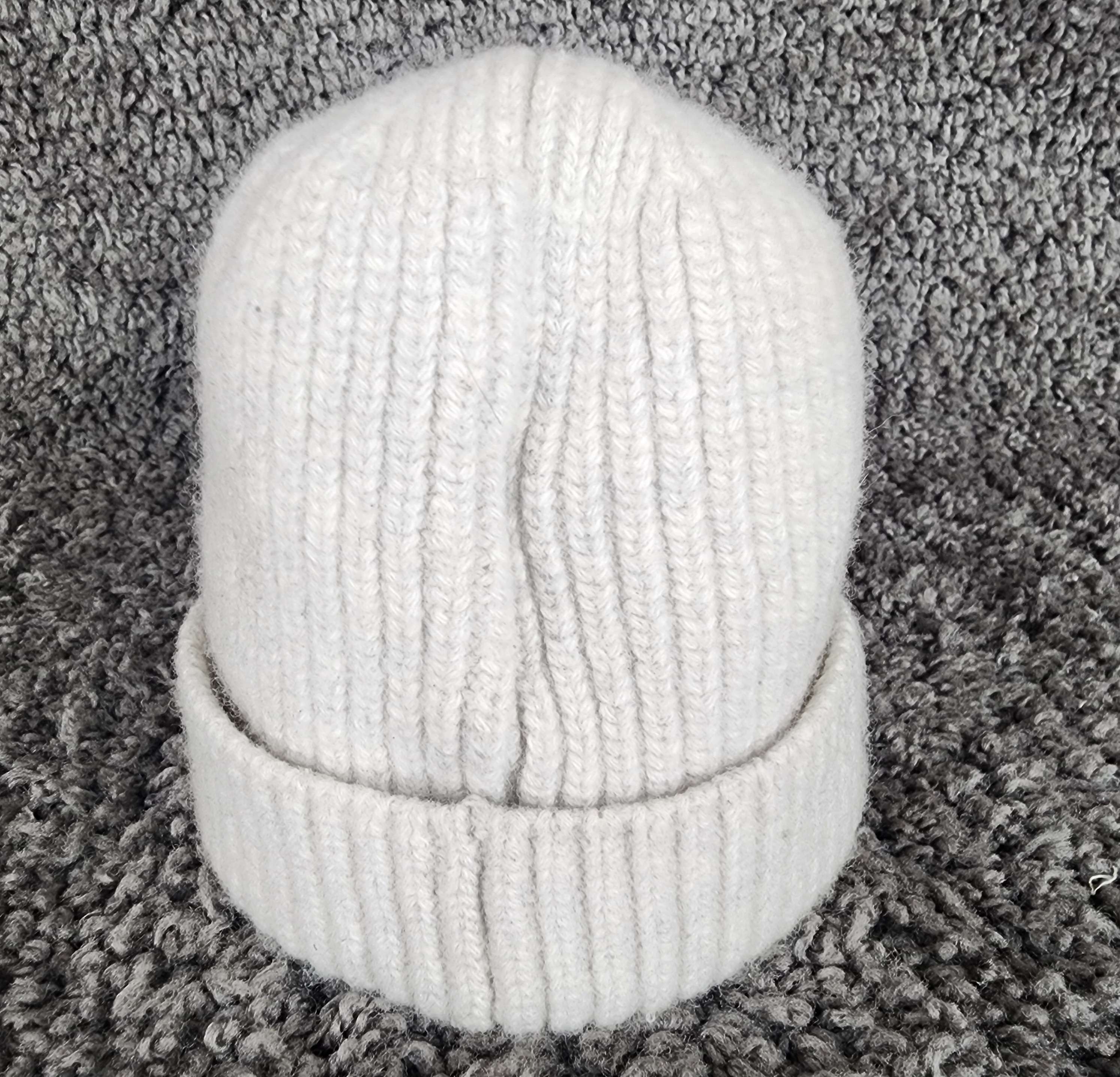 Stone Island junior compass-patch wool beanie hat