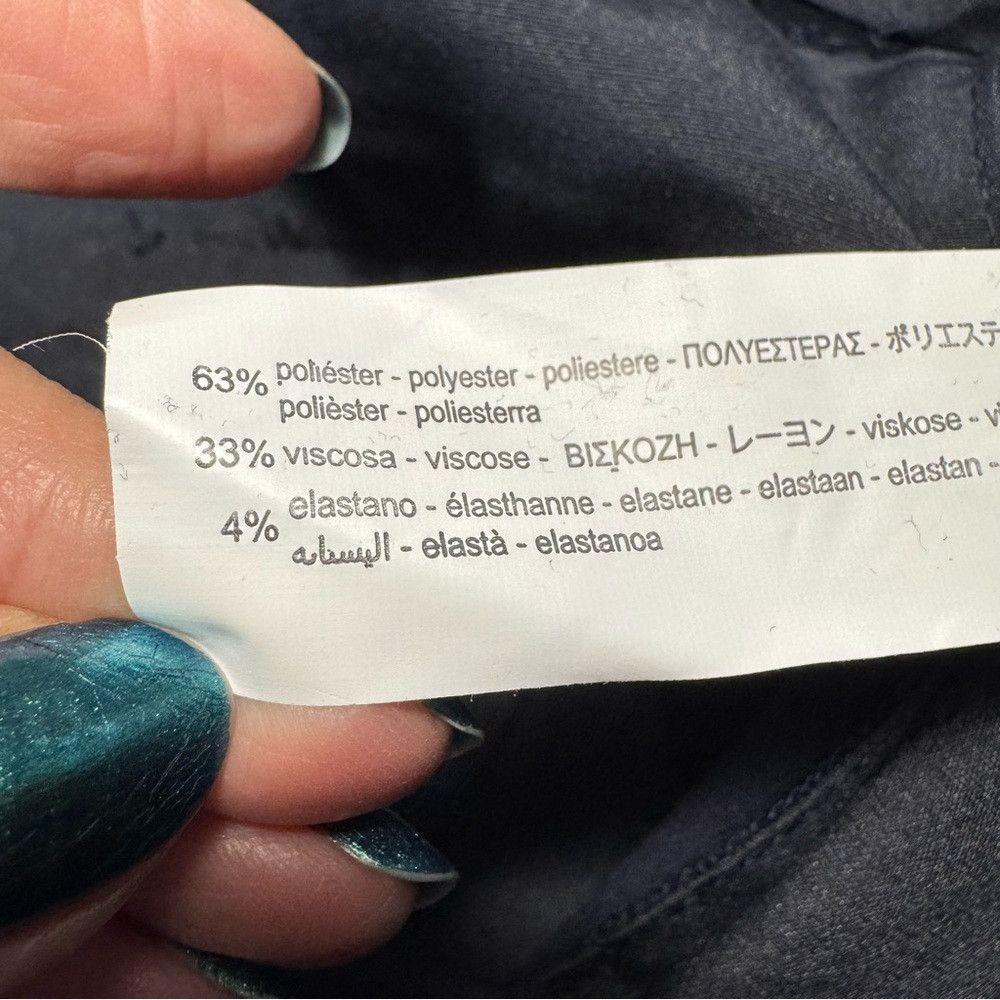 Zara NWT New Zara Stretch Navy Pants Size 31 Size US 31 - 8 Thumbnail