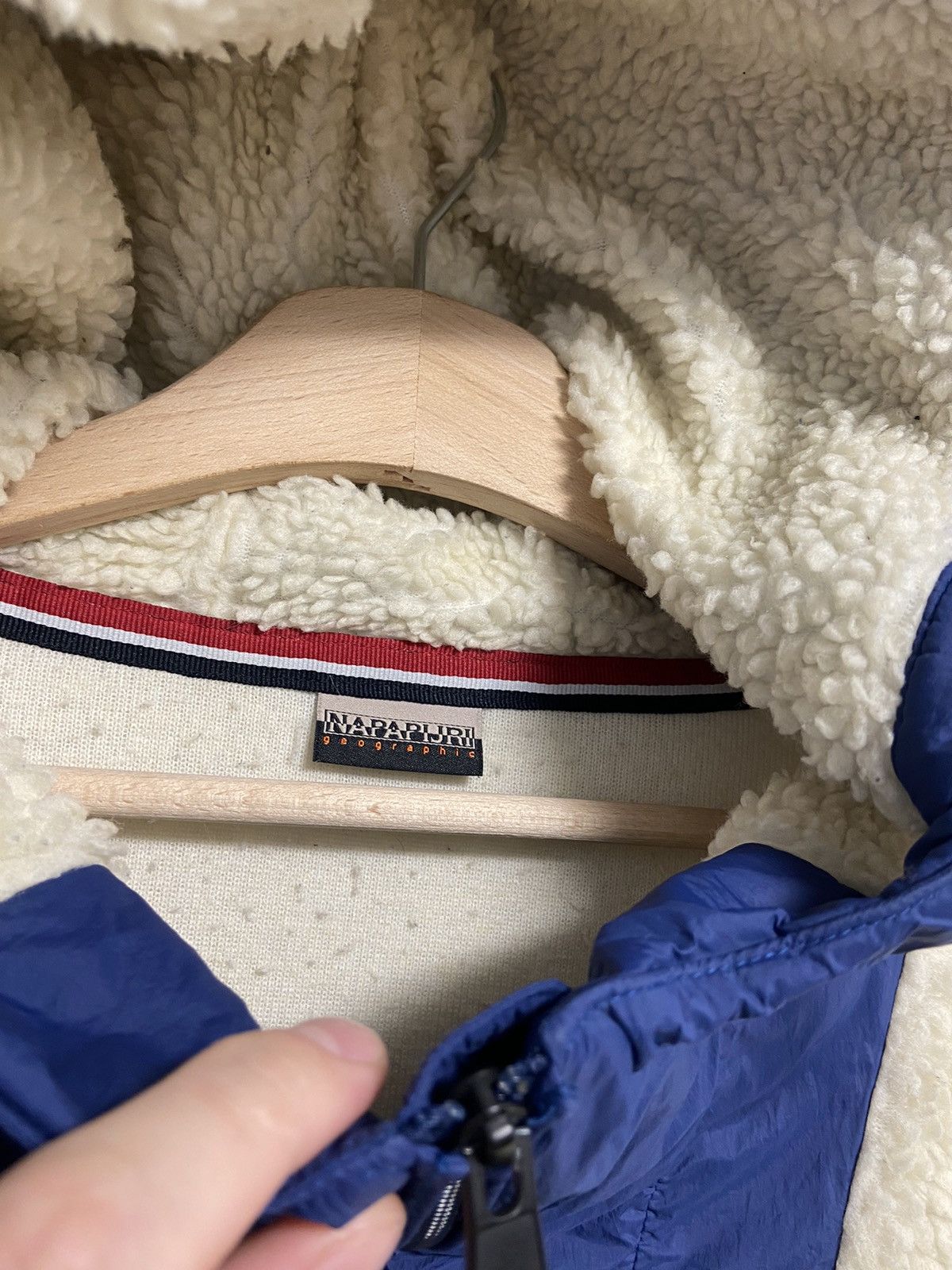 Napapijri Napapijri Anorak Vintage Fleece Hoodie Size US XXL / EU 58 / 5 - 9 Thumbnail