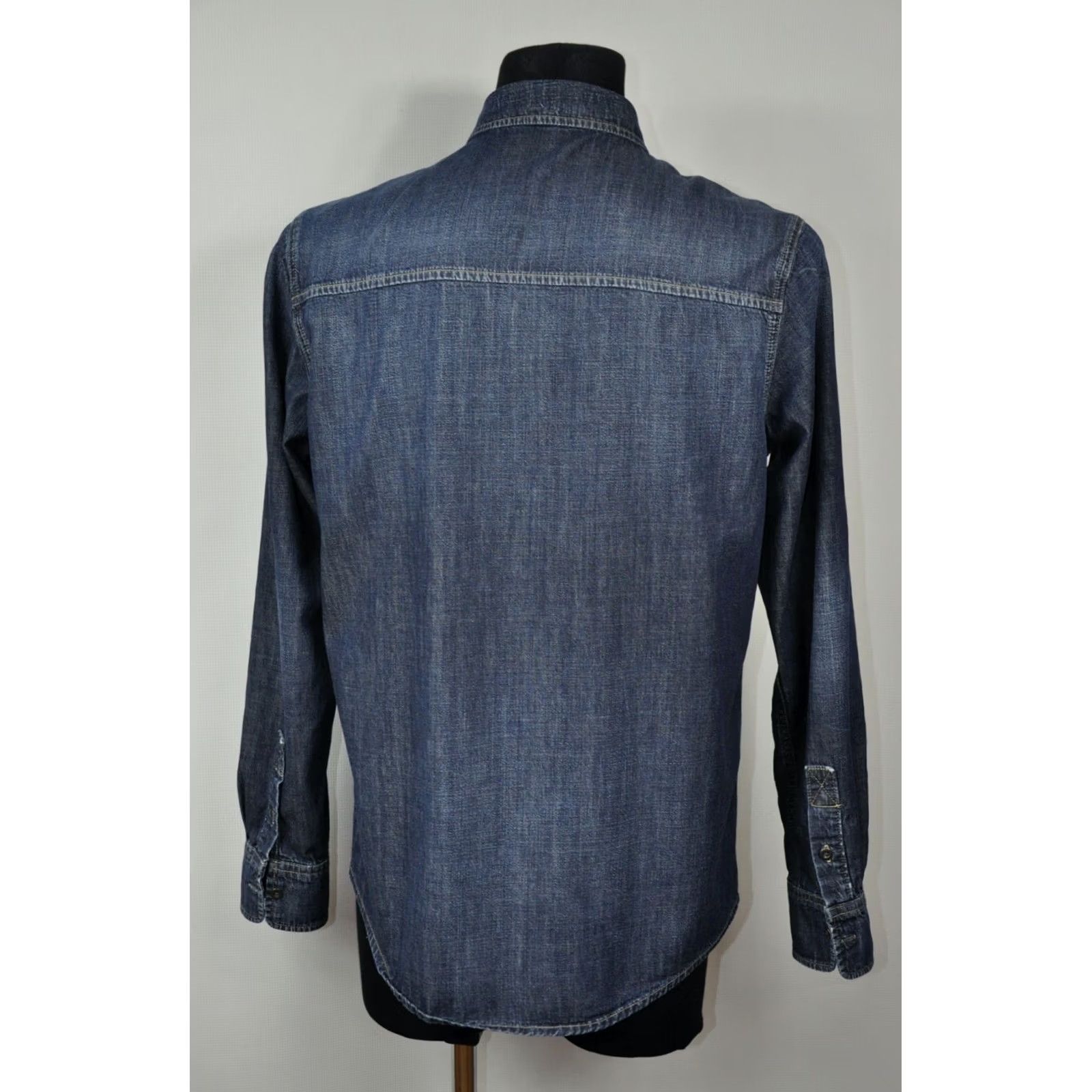 Paige Paige Denim Blue Men Shirt M Size US M / EU 48-50 / 2 - 3 Thumbnail