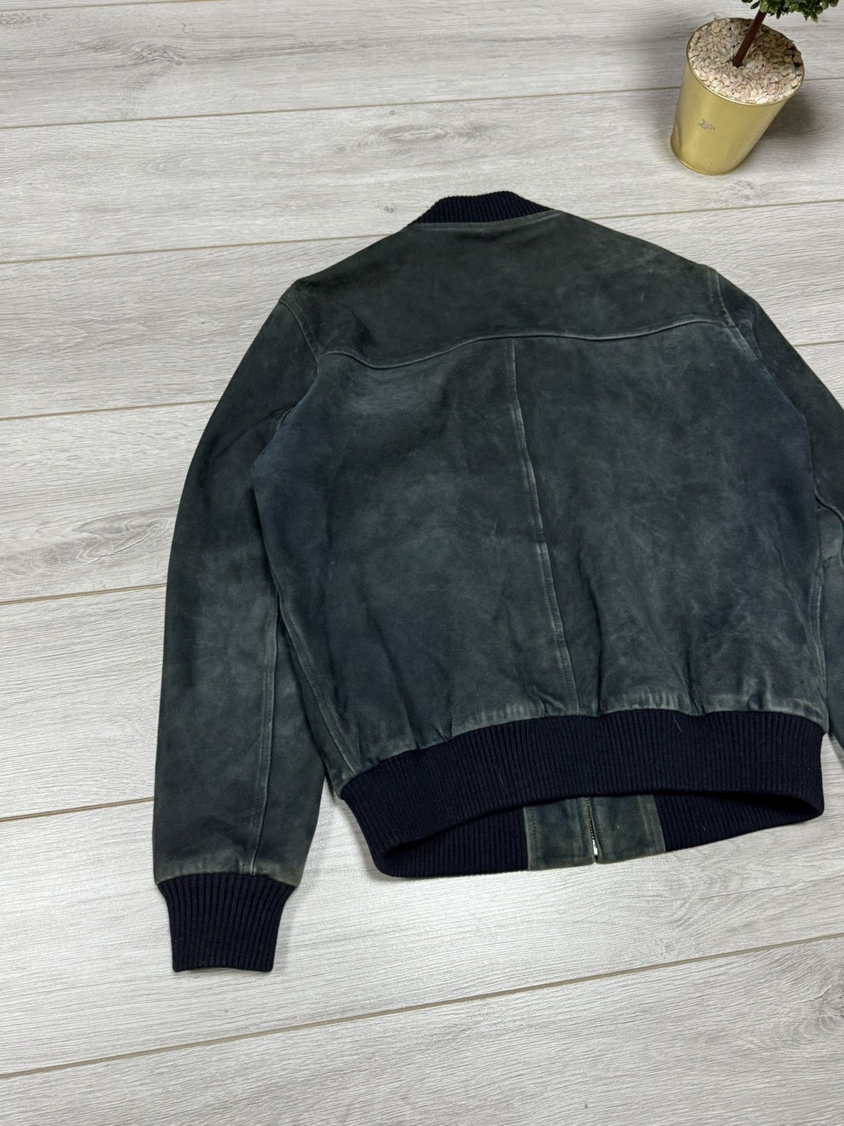 Sandro Sandro leather bomber jacket zip vintage Size US L / EU 52-54 / 3 - 11 Thumbnail