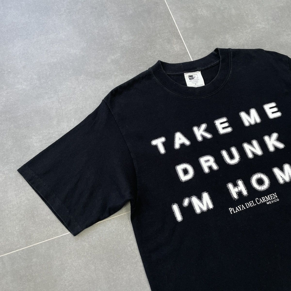 Vintage Vintage Take Me Drunk I'm Home T-Shirt Size S Size US S / EU 44-46 / 1 - 3 Thumbnail