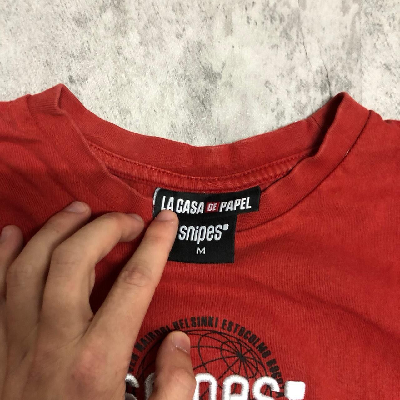 Other Red cotton Snoipes T-shirt #skater Size US M / EU 48-50 / 2 - 3 Thumbnail
