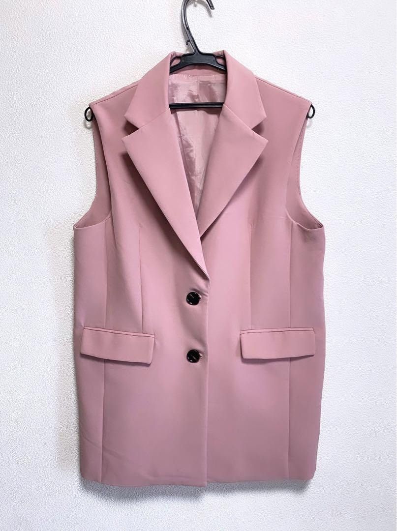 Grailed × Japanese Brand × Other Destock Women Sleeveless Blazer Vest Casual Size L / US 10 / IT 46 - 3 Thumbnail
