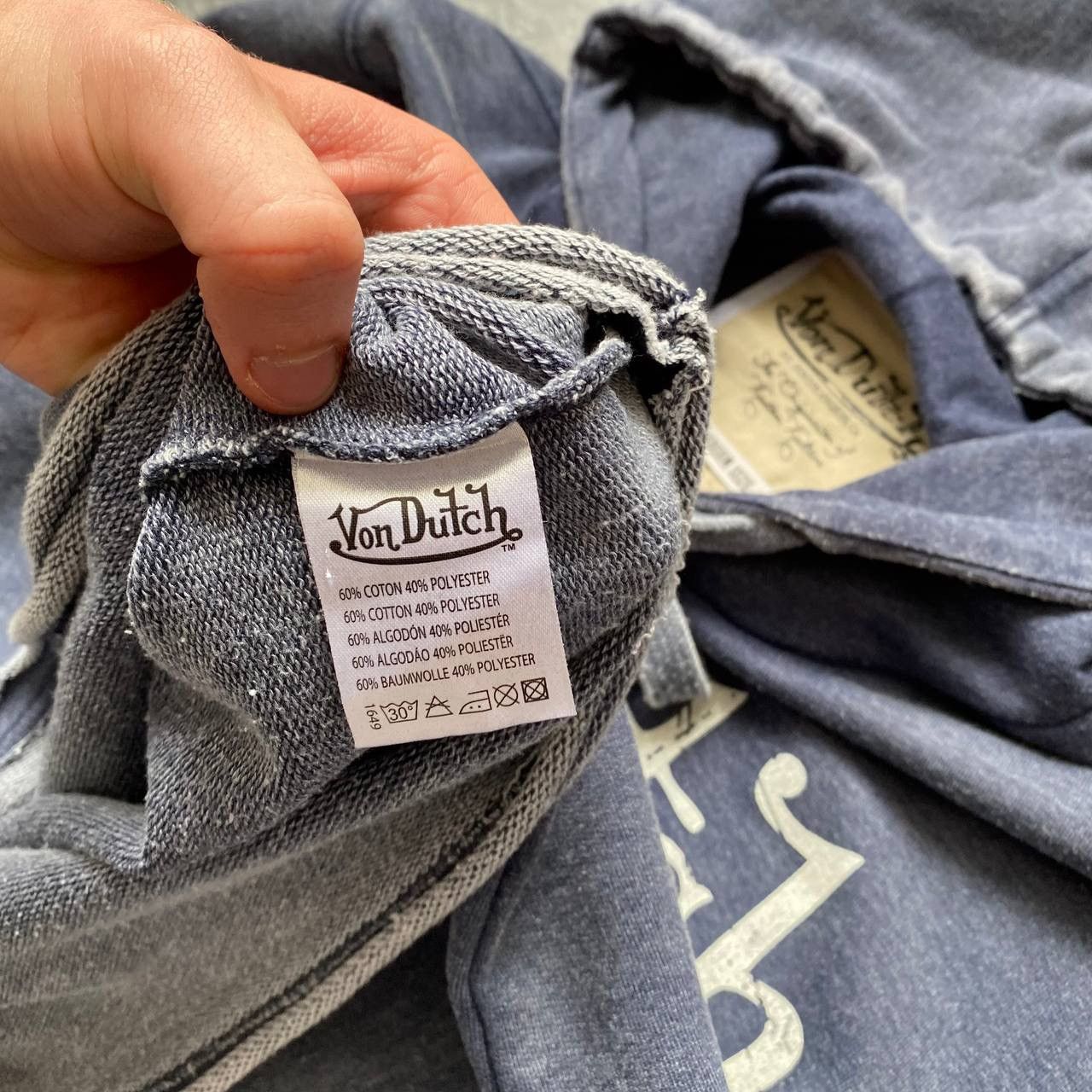 Vintage × Von Dutch Vintage rare big logo Von Dutch hoodie Size US M / EU 48-50 / 2 - 8 Thumbnail