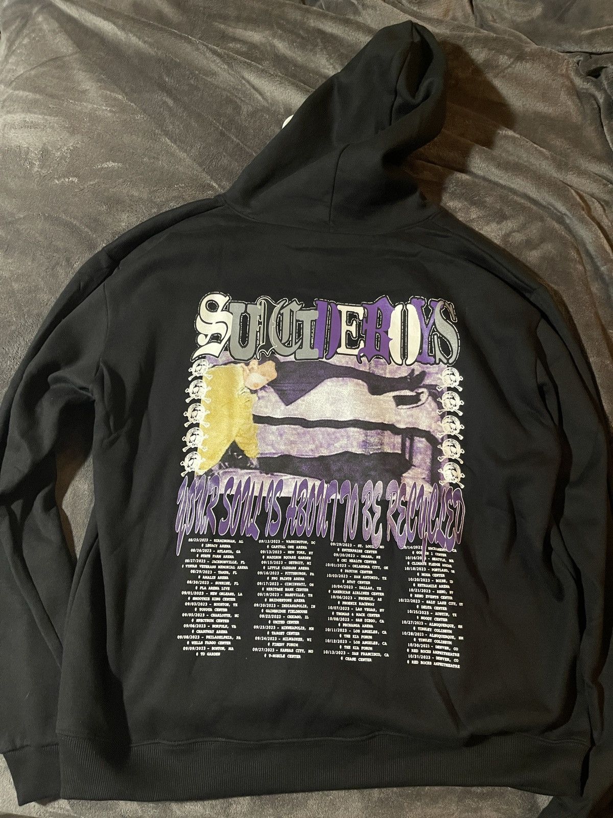 G59 Records 3XL Grey Day 2023 Tour Hoodie $uicideboy$ G59 Size US XXL / EU 58 / 5 - 1 Thumbnail