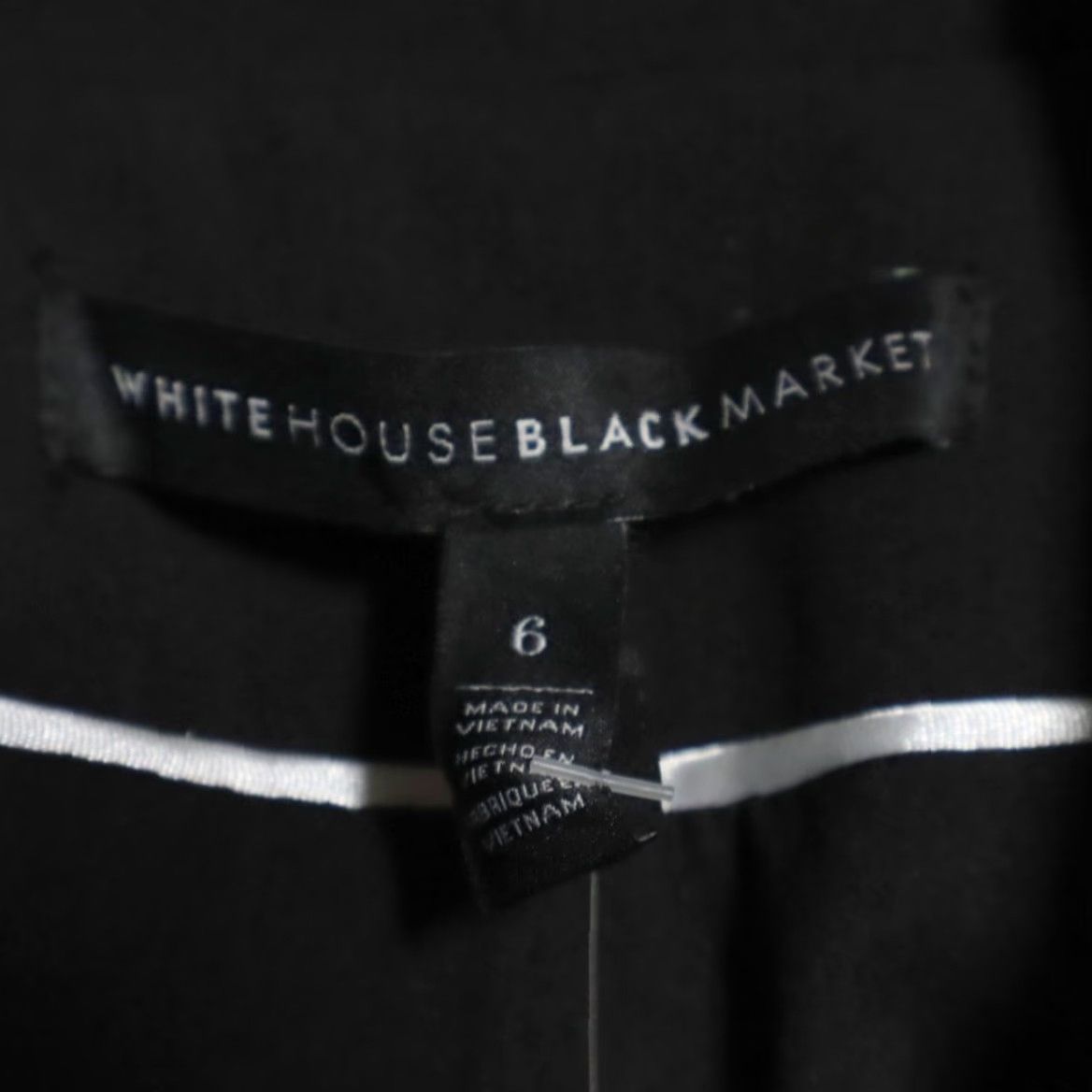 White House Black Market White House Black Market Asym. Biker Moto Jacket Black Womens 6 Shirt Jacket Long Sleeve Ladies 6 Black Size M / US 6-8 / IT 42-44 - 5 Thumbnail