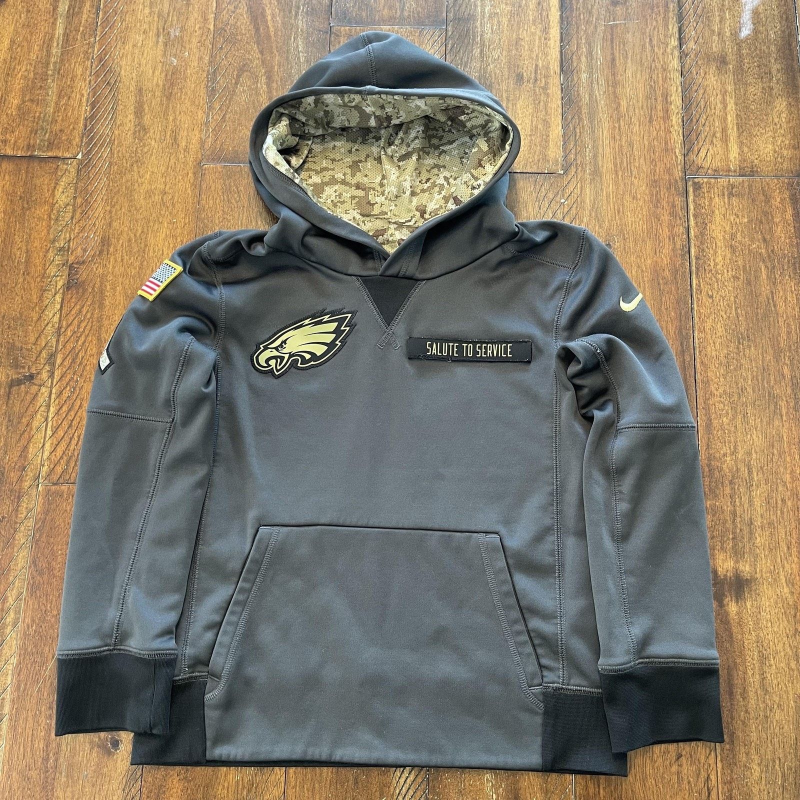 Nike Philadelphia Eagles Hoodie S Salute to Service Football Nike Size US S / EU 44-46 / 1 - 2 Thumbnail