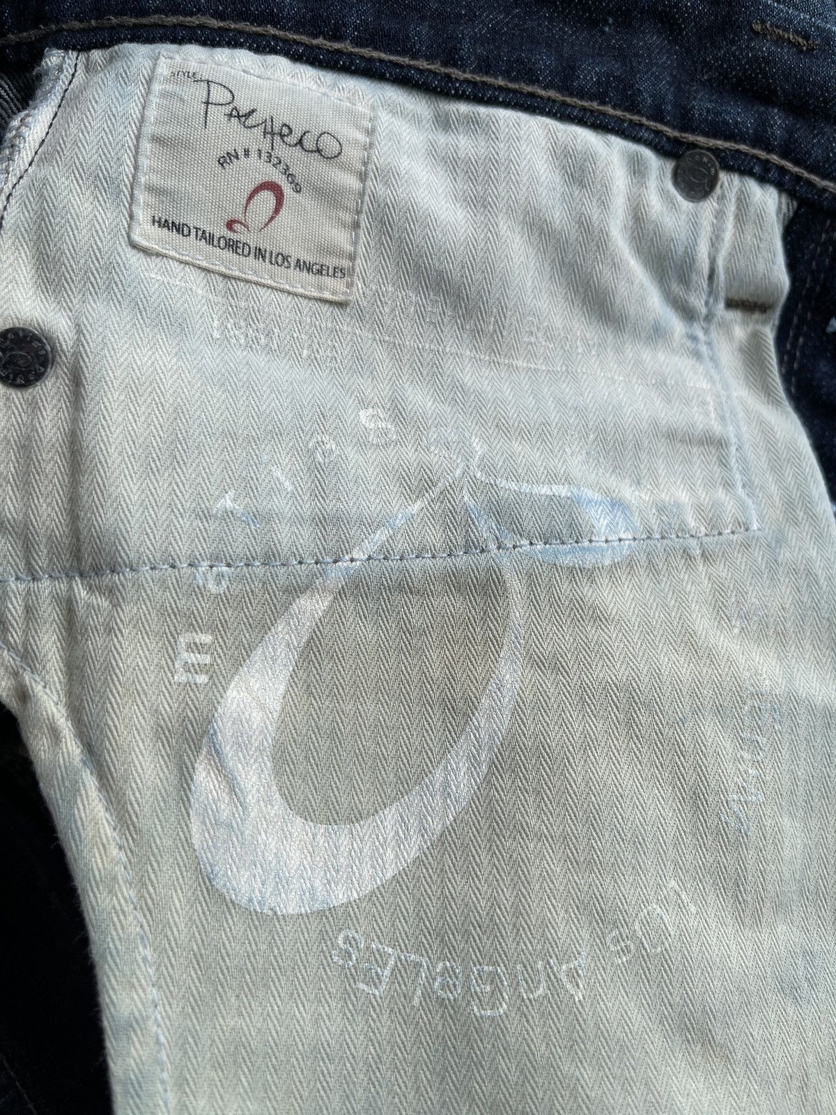 MATiAS Matias Pacheco Hand Tailored Distressed Selvedge Denim Size US 31 - 16 Thumbnail