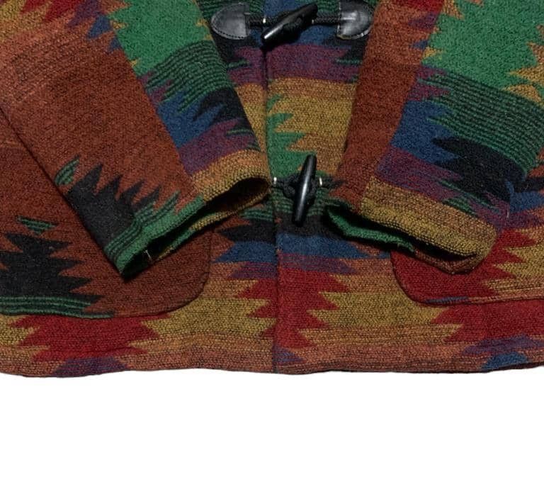 Vintage 80s Lakeshire Made In Usa Navajo Wool Jacket