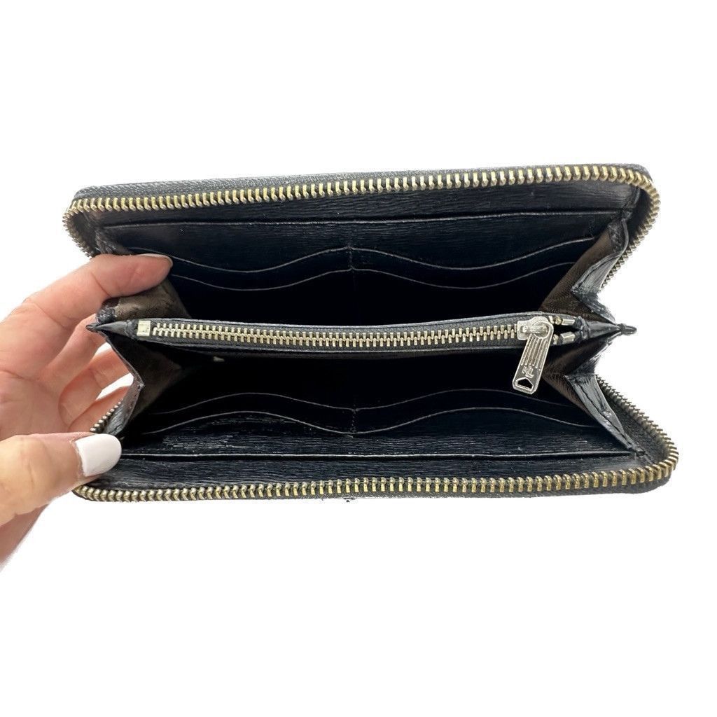 Lauren Ralph Lauren Vintage Ralph Lauren Sloan Street Zip Black Leather Wallet Size ONE SIZE - 9 Thumbnail