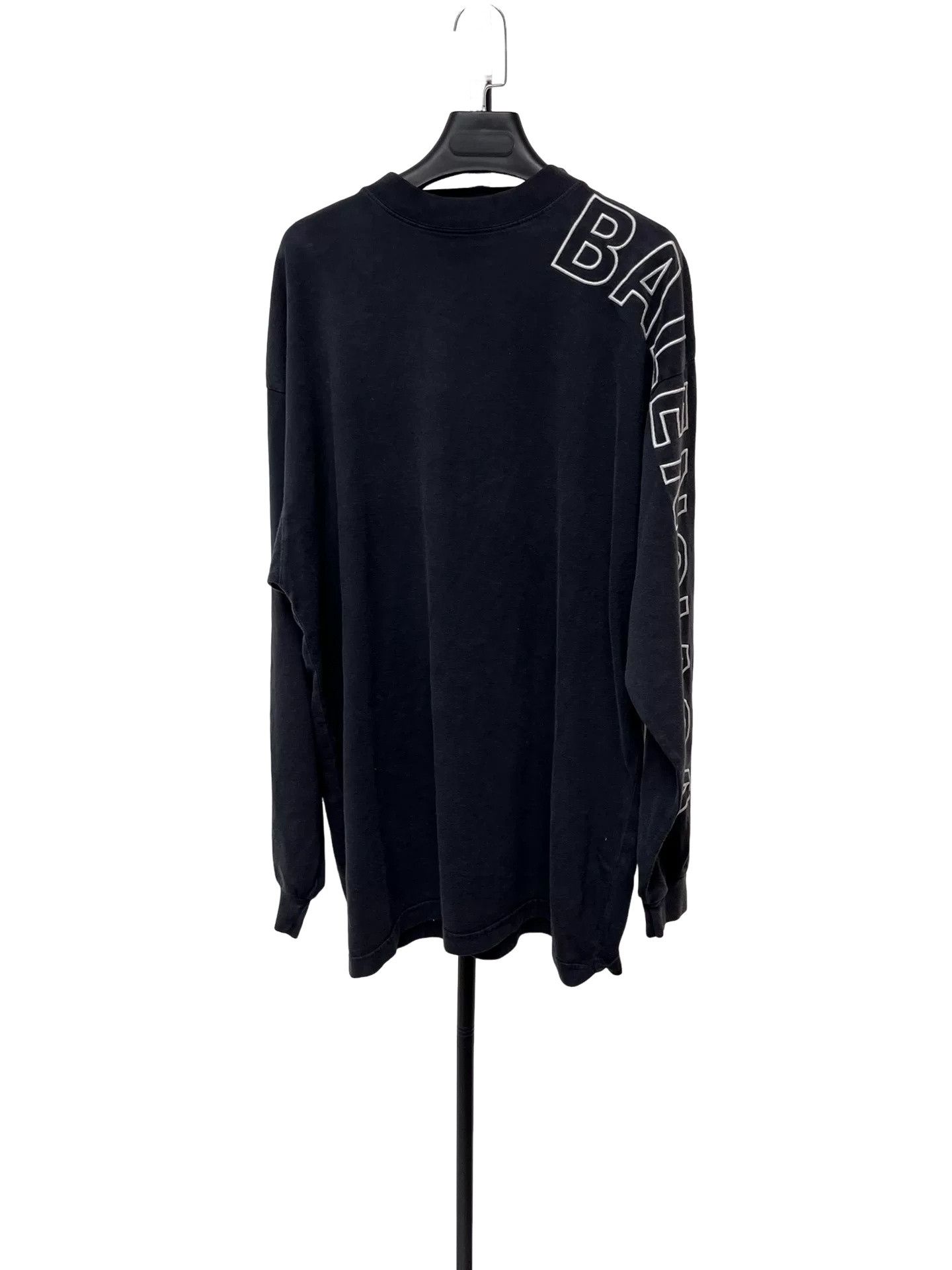 Balenciaga Balenciaga Logo Shoulder Long Sleeve Sweatshirt 1 Size US S / EU 44-46 / 1 - 1 Thumbnail