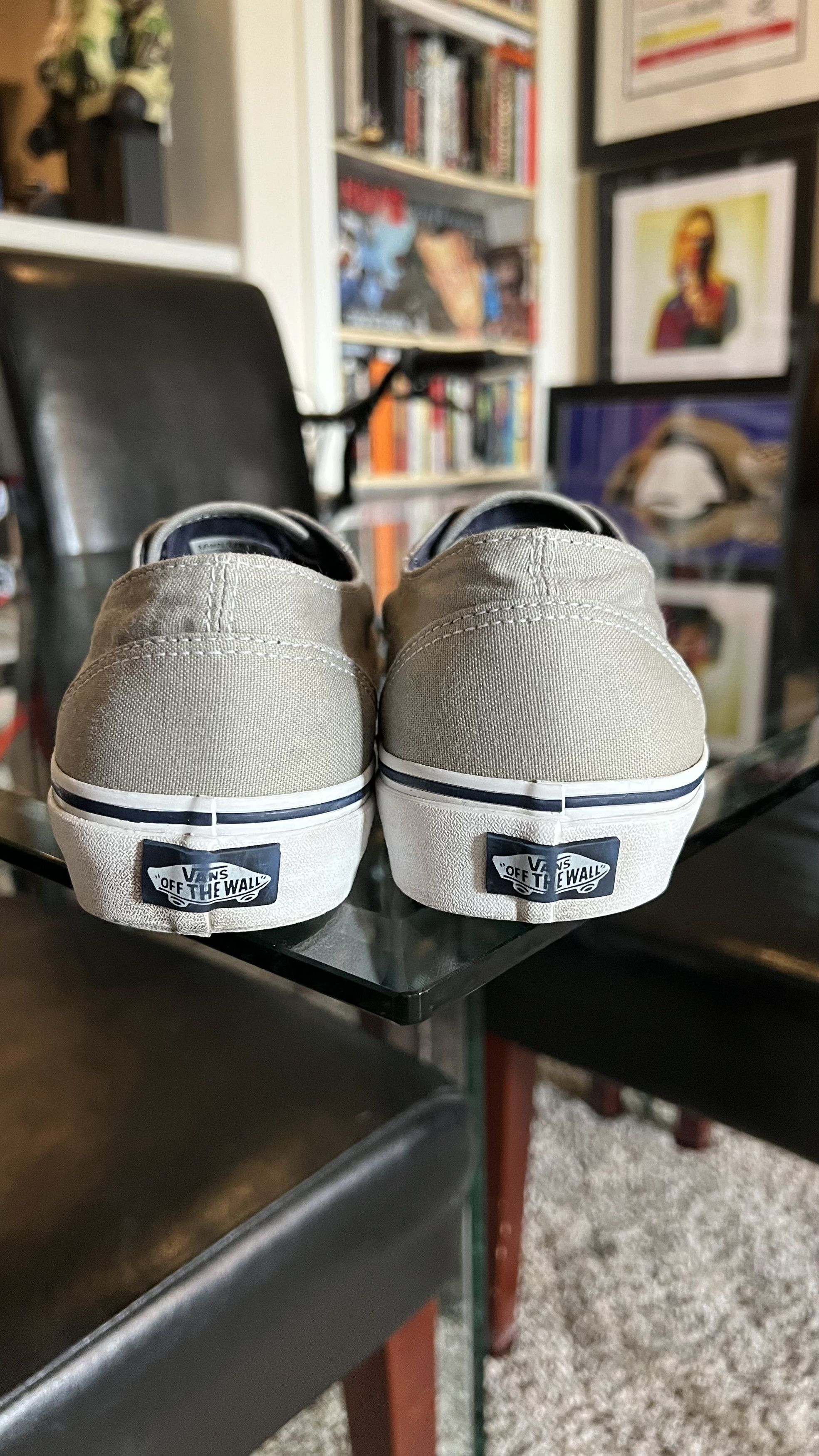 Vans **RARE** VANS ERA AUTHENTIC LACELESS GREY TRUE WHITE 9 Size US 9 / EU 42 - 4 Thumbnail