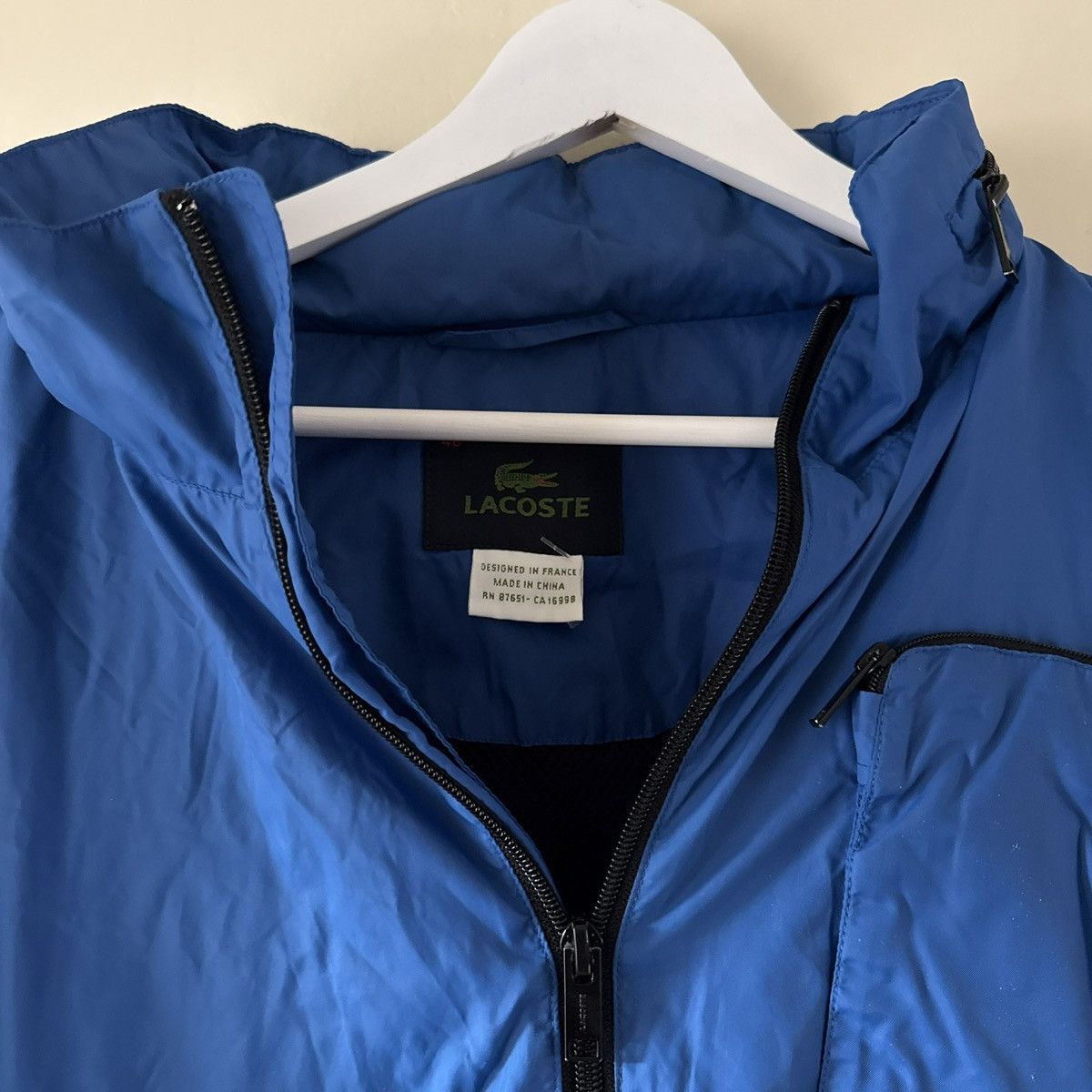 Lacoste Vintage Lacoste Rain Jacket Size US L / EU 52-54 / 3 - 3 Thumbnail