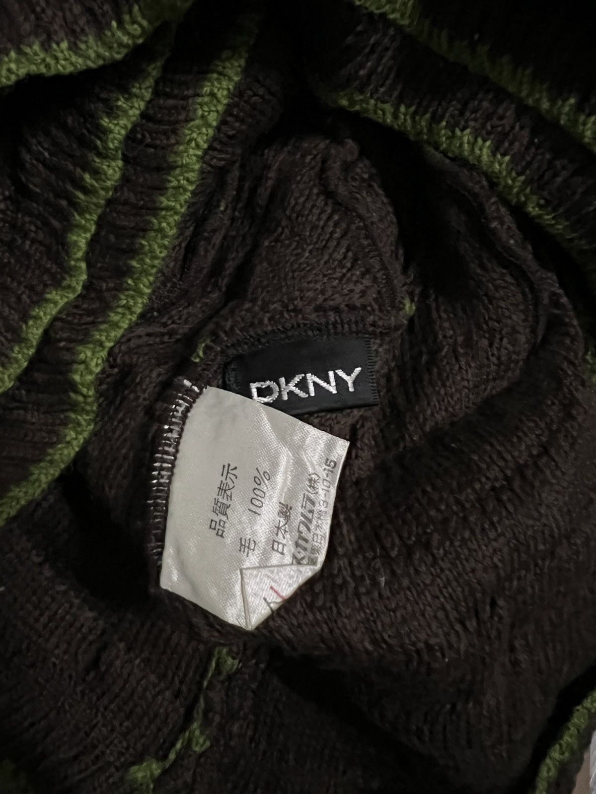 DKNY Vintage DKNY Patchwork Beanie Hat Size ONE SIZE - 6 Thumbnail
