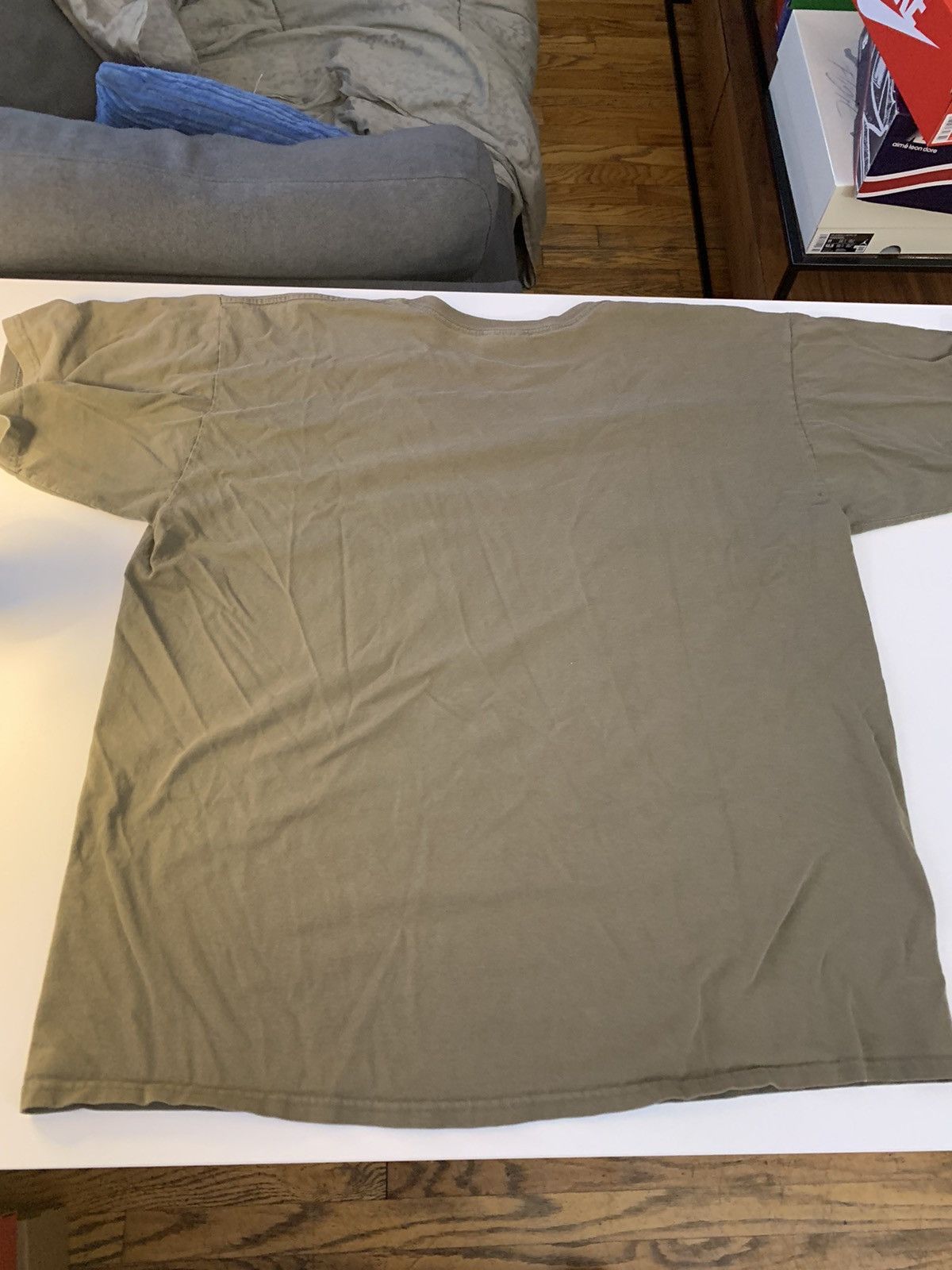 Nike Vintage 90s Nike V-Neck T-Shirt Made in USA Brown sz XL Size US XL / EU 56 / 4 - 3 Thumbnail