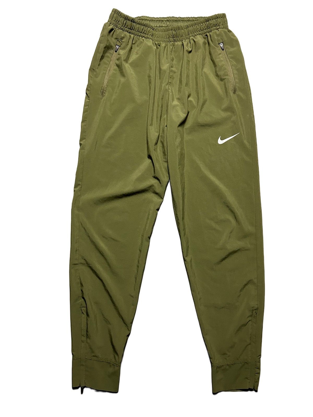 Nike × Vintage Nike vintage khaki track pants drill Y2K Size US 30 / EU 46 - 1 Thumbnail