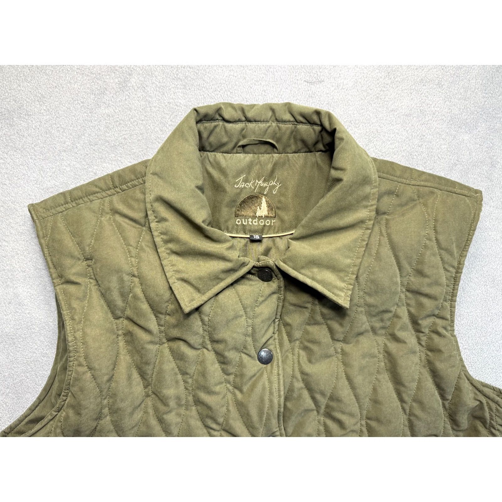 Vintage Jack Murphy Green Vest Womens size 18 Size XXL / US 16-18 / IT 52-54 - 2 Thumbnail