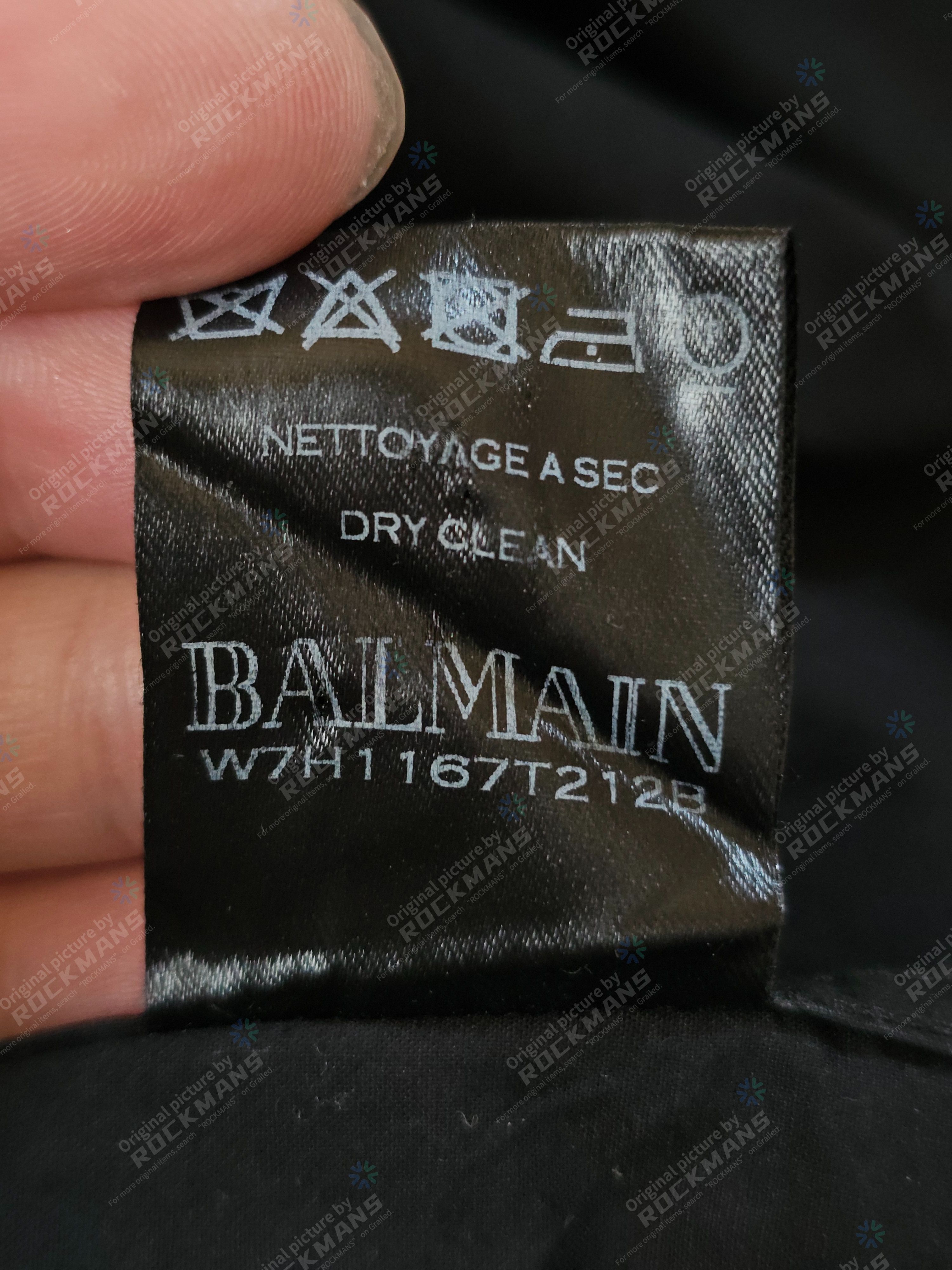 Balmain Balmain Men's Black Shirts Golden Embroidery Size 42 Size US L / EU 52-54 / 3 - 6 Thumbnail