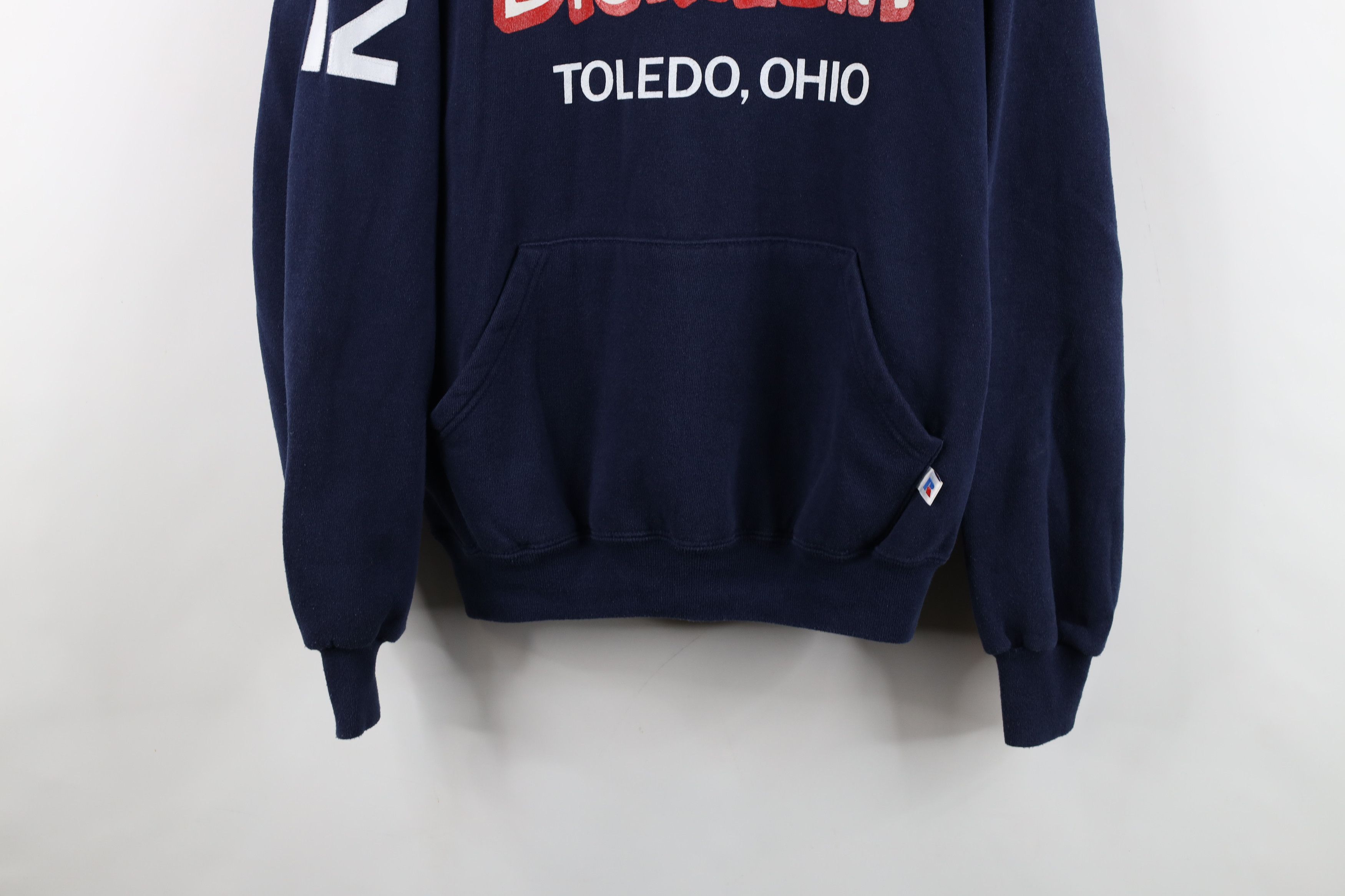 Russell Athletic Vintage 90s Russell Athletic Distillery Baseball Hoodie Blue Size US M / EU 48-50 / 2 - 3 Thumbnail