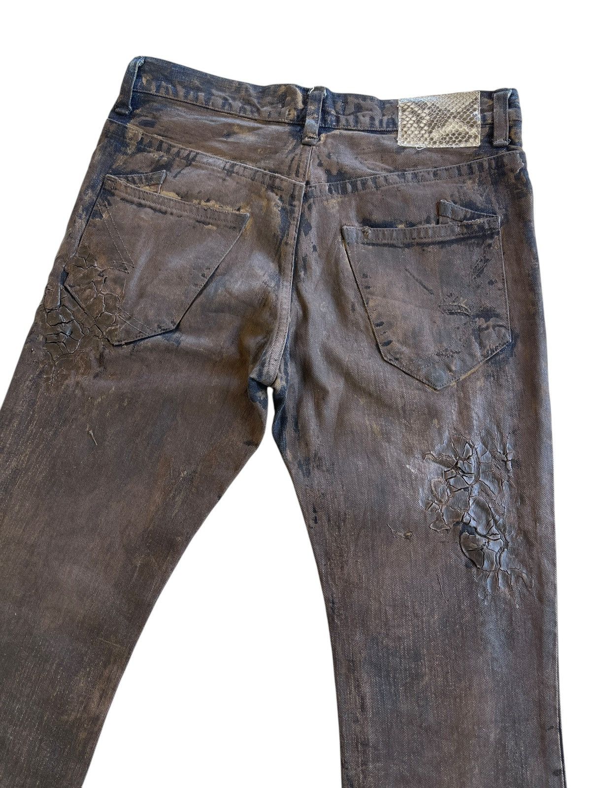 semanticdesign RARE❗️SemanticDesign Waxed Jeans Size US 33 - 7 Thumbnail