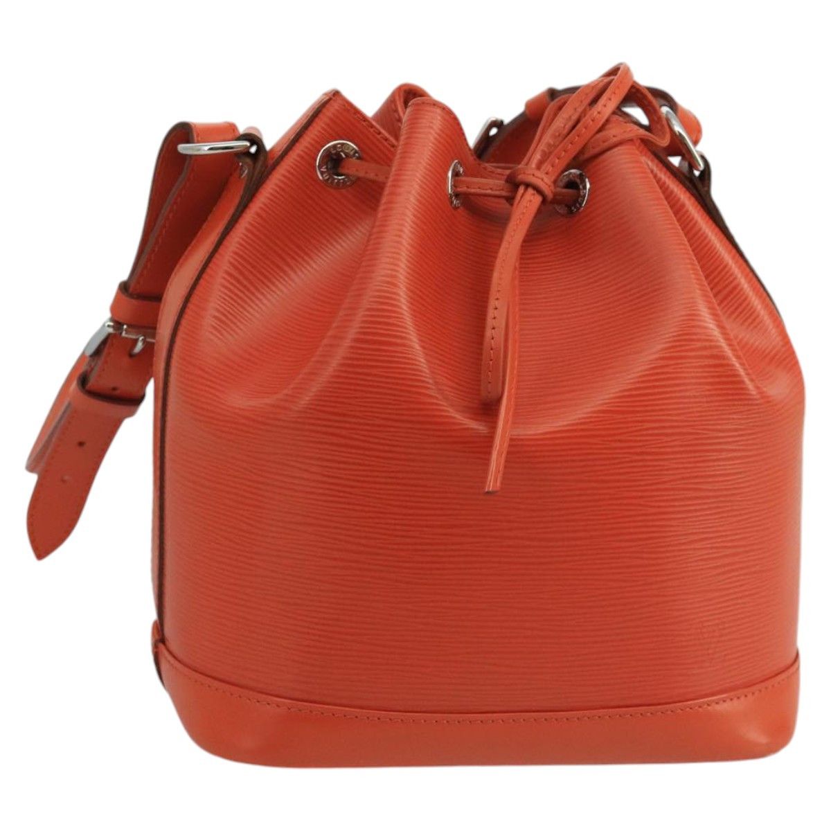Noé Bb Orange Leather Shoulder Bag (Pre-Owned)