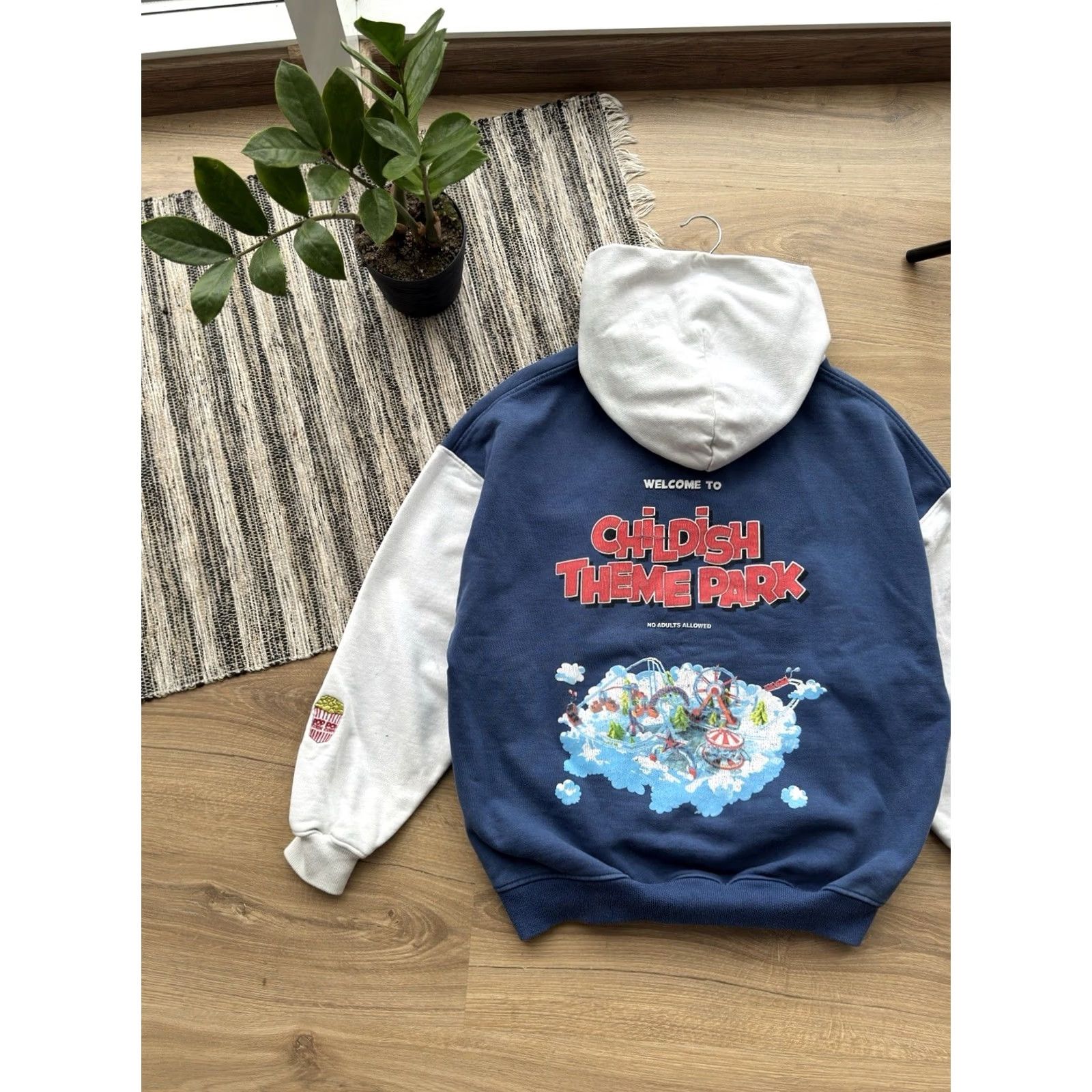 Vintage VINTAGE Childish Theme Park TGF Heavy Hoodie Shirt Mens S Blue Logo 90s Art Cars City Hip Hop USA Y2K Rare Pullover Size US S / EU 44-46 / 1 - 3 Thumbnail