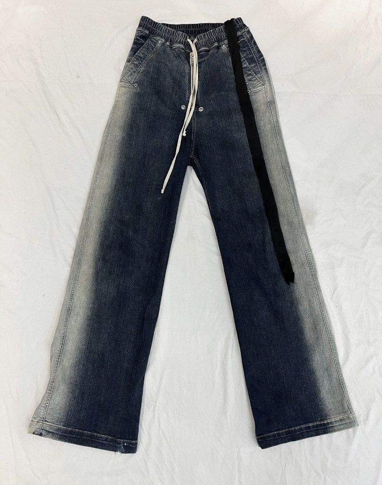 Rick Owens Rick owens geth belas washed blue pants - - DMC-2508 Size US 30 / EU 46 - 1 Thumbnail