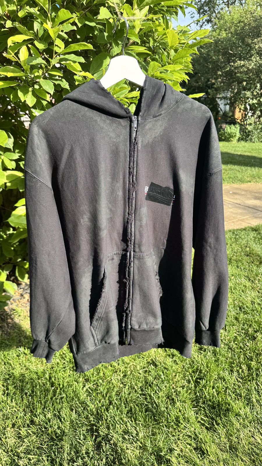 Balenciaga Balenciaga Winter22 Gaffer Zip Hoodie Size US M / EU 48-50 / 2 - 1 Thumbnail