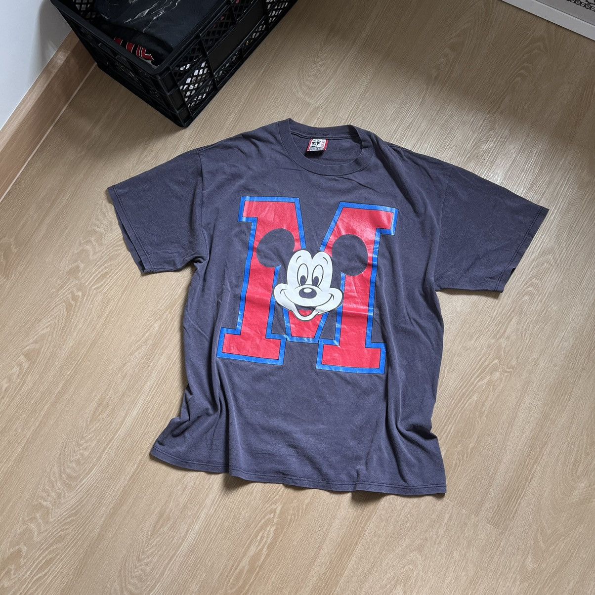 Disney × Mickey Mouse × Vintage 90s Mickey mouse Big face Size US XL / EU 56 / 4 - 1 Thumbnail