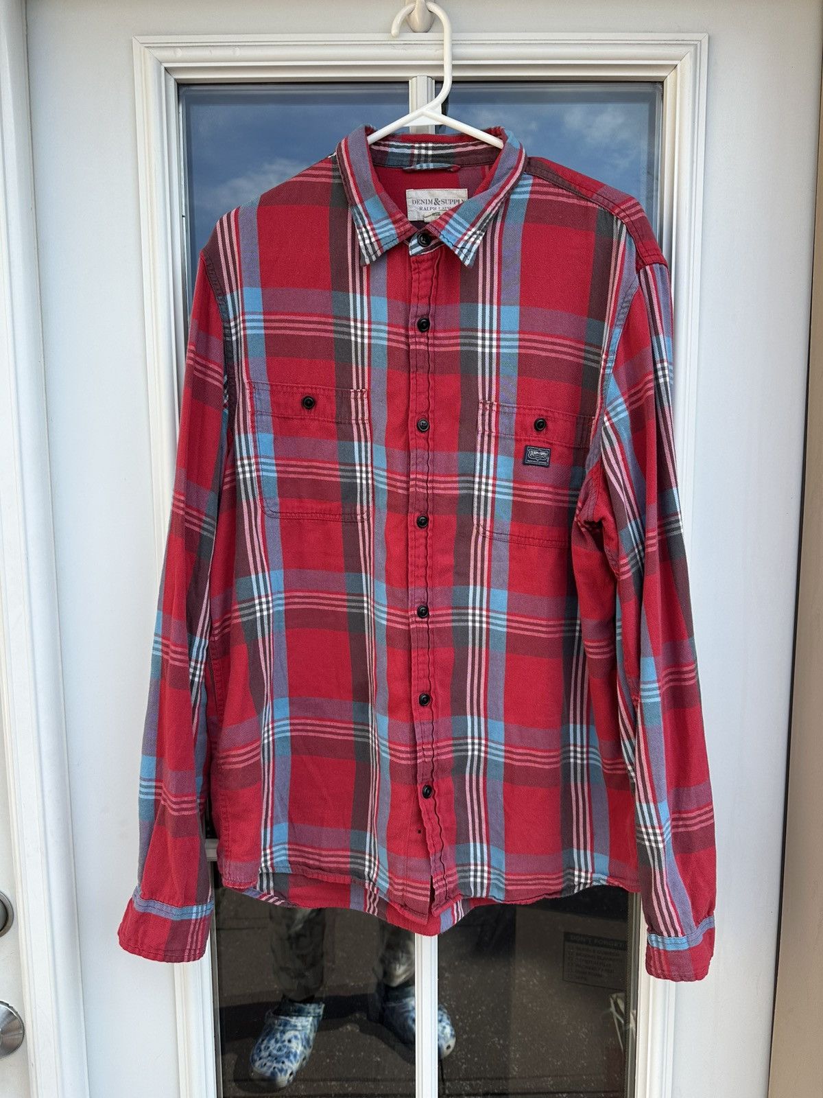 Ralph Lauren Ralph Lauren Denim Supply knitted Flannel shirt checkered Size US XL / EU 56 / 4 - 1 Thumbnail