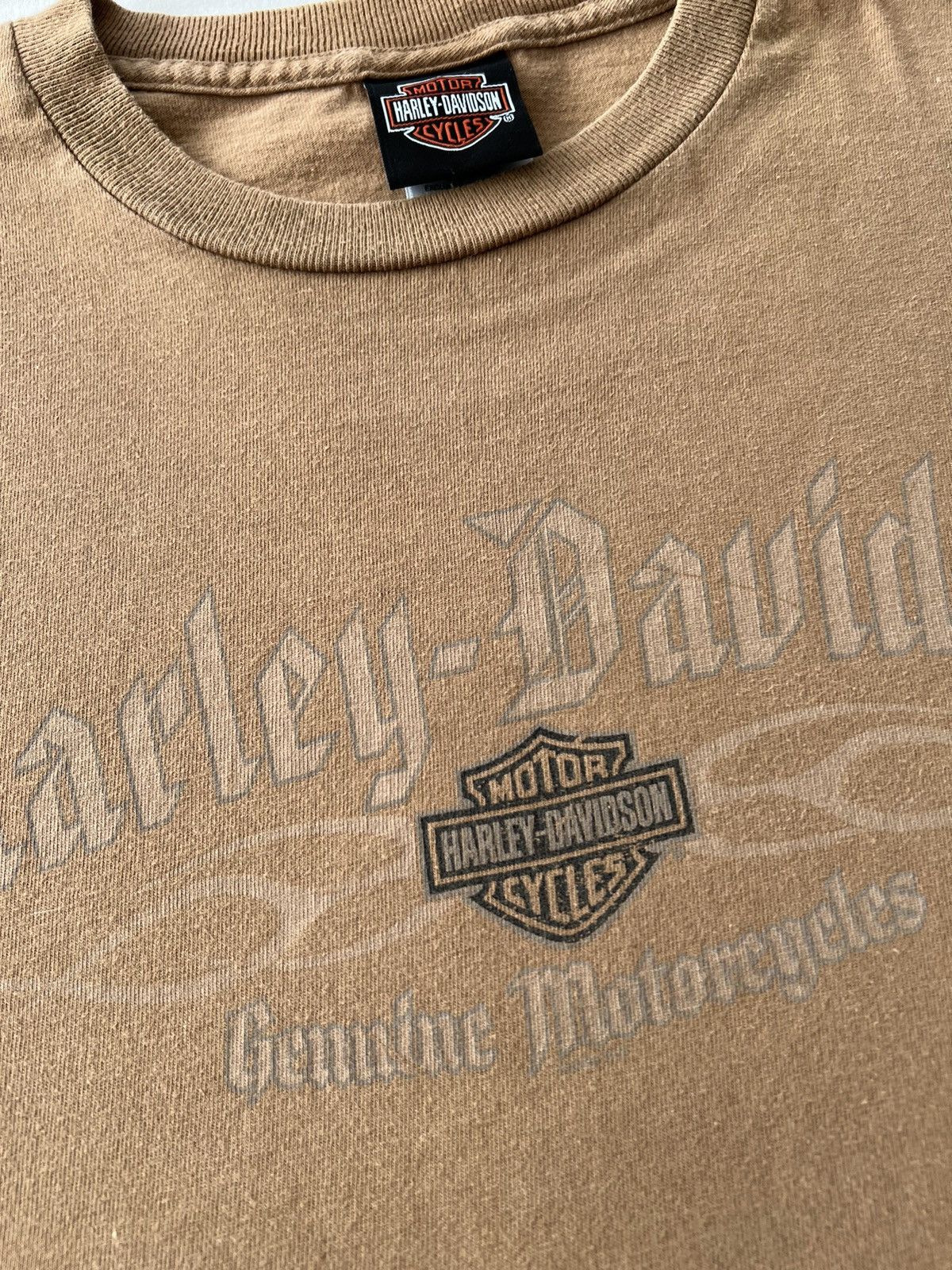 Harley Davidson Vintage 2000s Harley Davidson Eagle Orlando Florida USA Tee Size US M / EU 48-50 / 2 - 5 Thumbnail