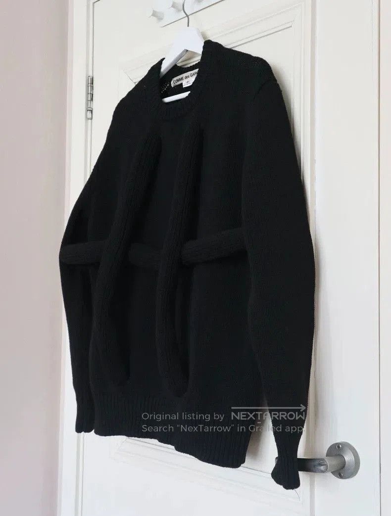 Comme des Garcons Comme des Garcons 24FW Black Rope Sweater. Size US S / EU 44-46 / 1 - 1 Thumbnail