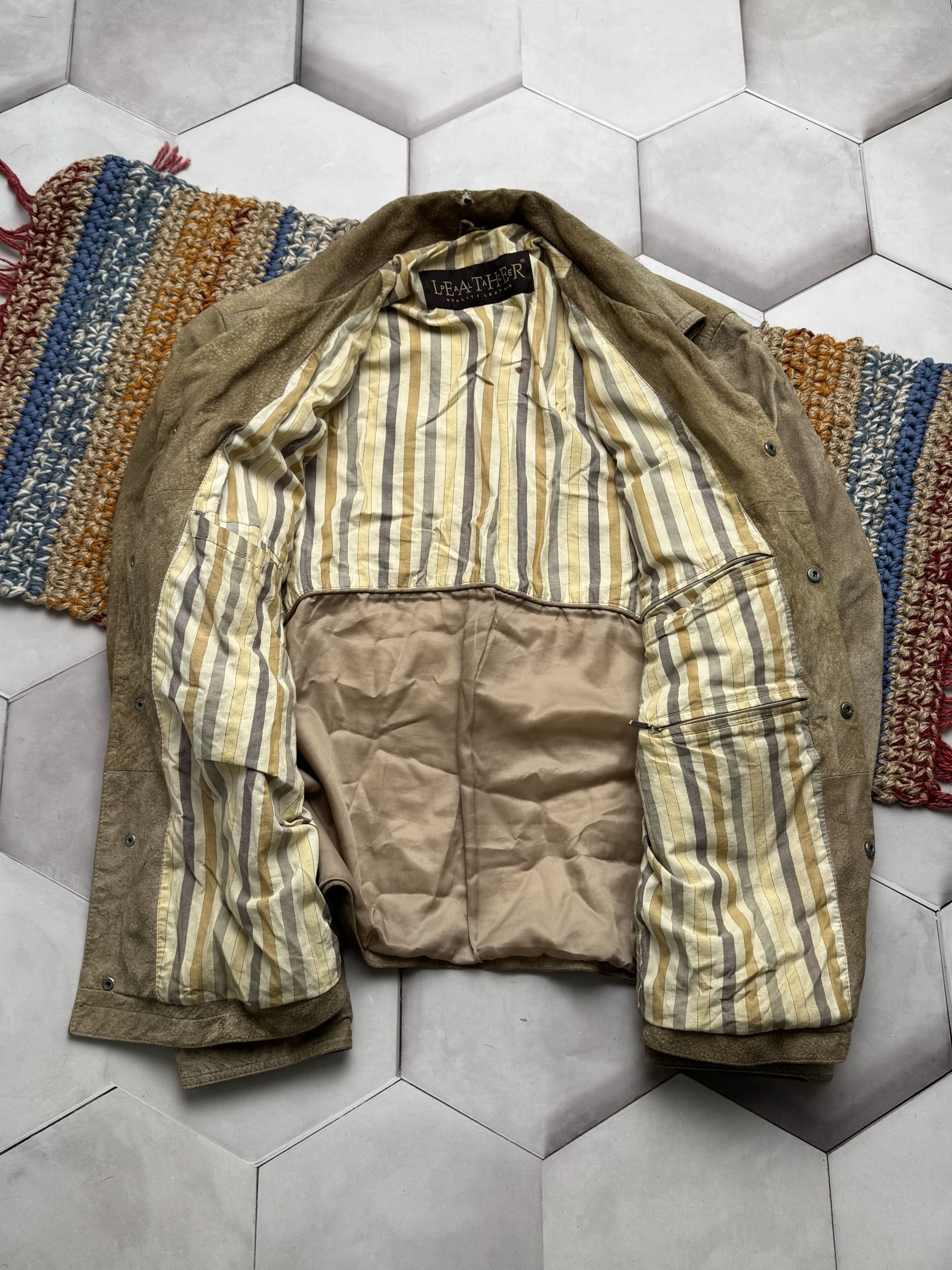 Vintage Vintage Genuine Leather Jacket (ES9) Size US M / EU 48-50 / 2 - 5 Thumbnail