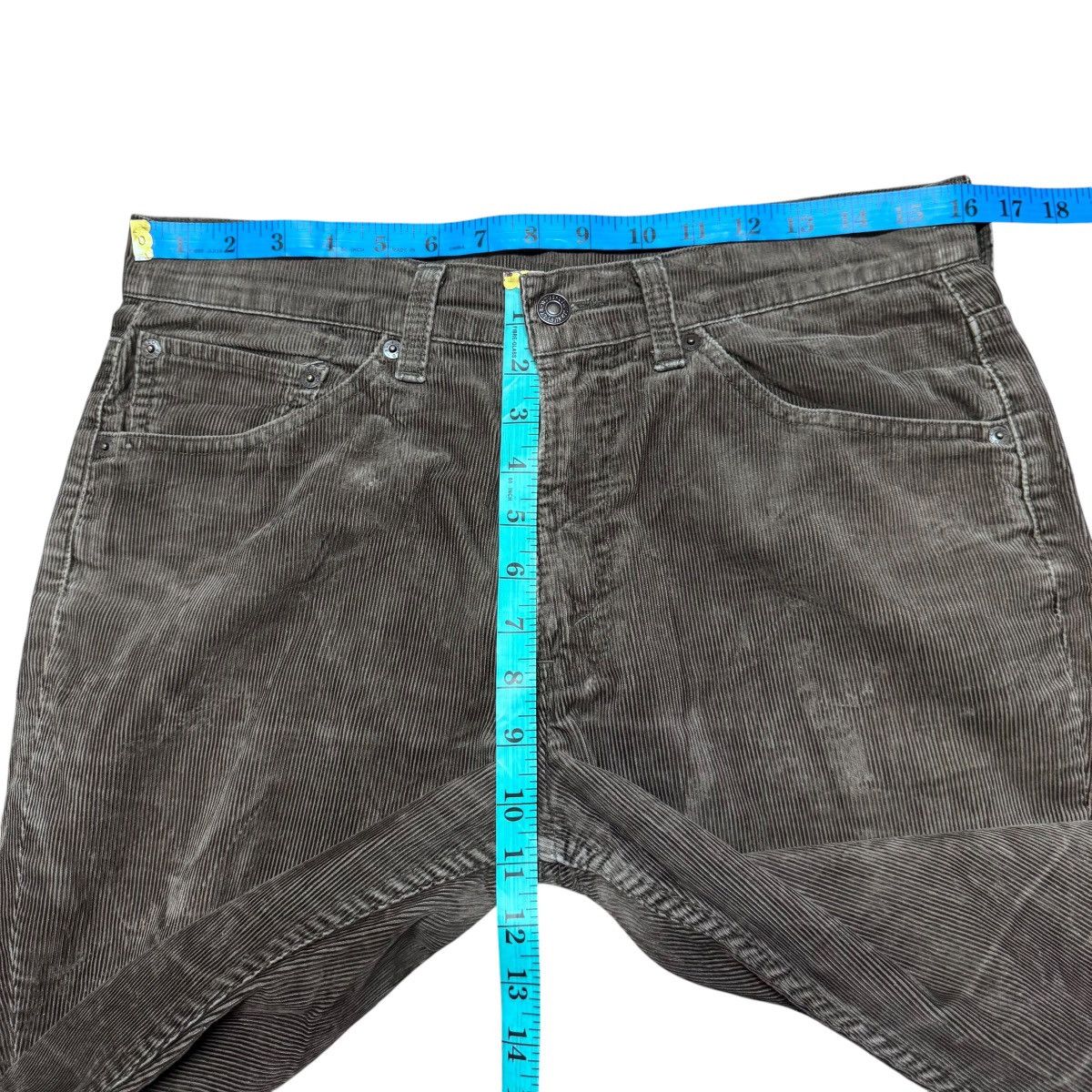 Levi's Vintage Levis 517 Brown Corduroy Flare Jeans Hedi Slimane Size US 32 / EU 48 - 16 Thumbnail
