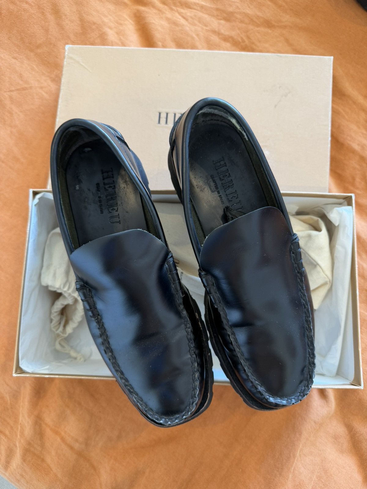 Hereu Hereu Mens Leather Loafers Size US 8 / EU 41 - 1 Thumbnail