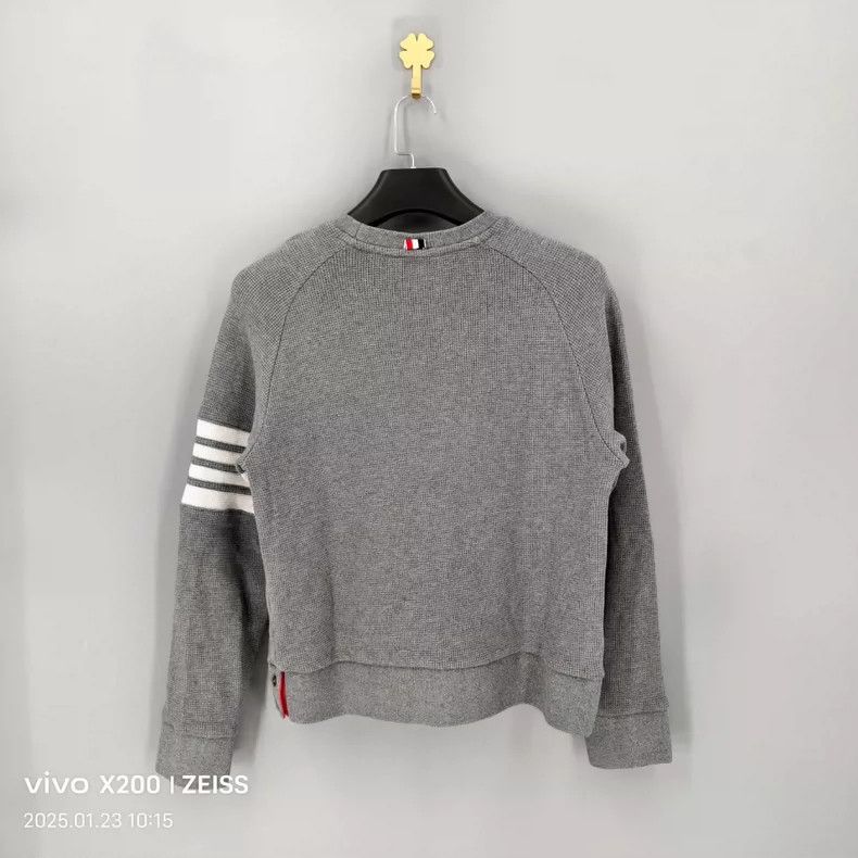 Thom Browne Thom browne Waffed sweatshirt 2504-Nextarrow Size US M / EU 48-50 / 2 - 2 Thumbnail