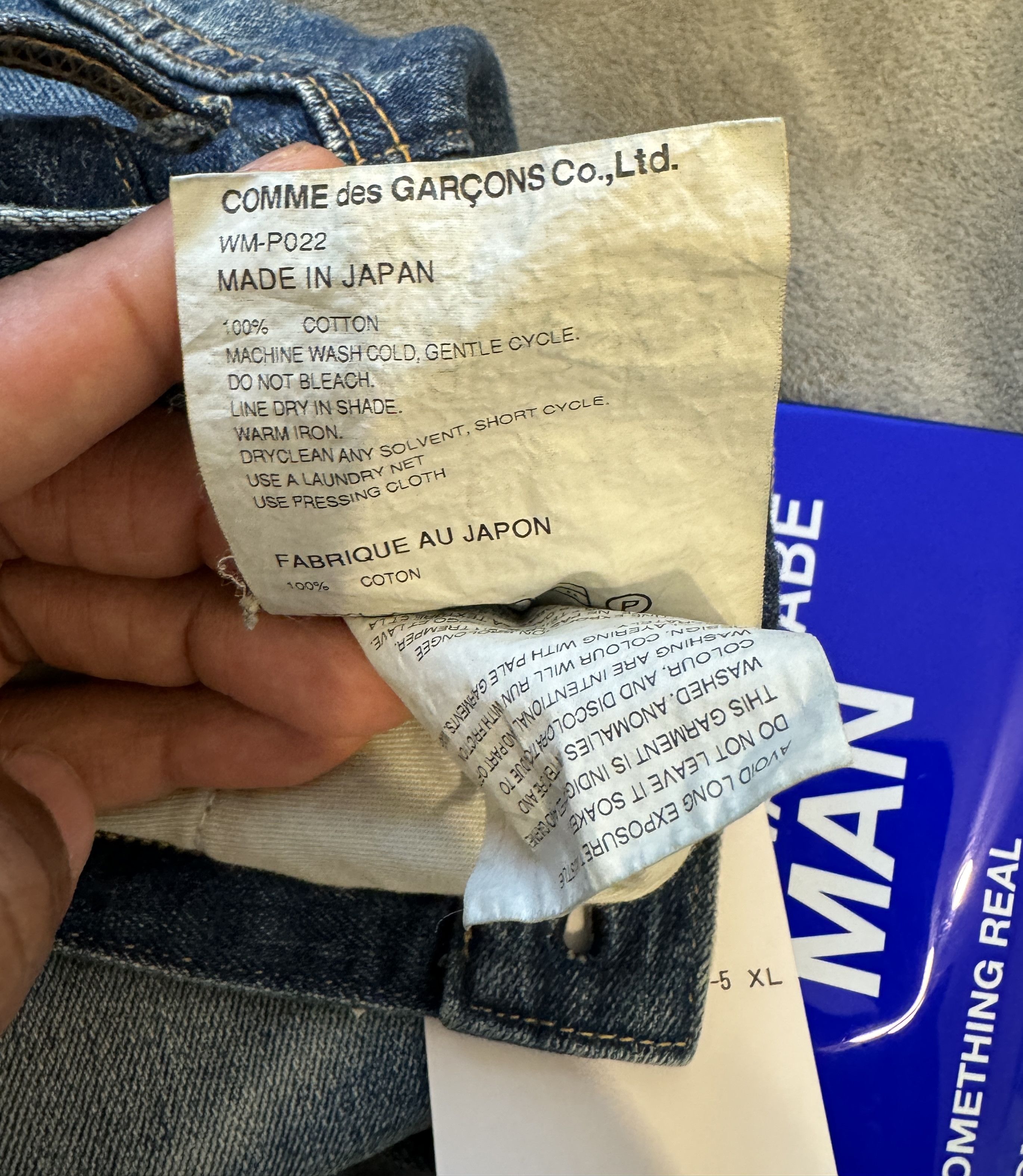 Junya Watanabe Last drop- Cotton Selvedge Denim WM-P022-051