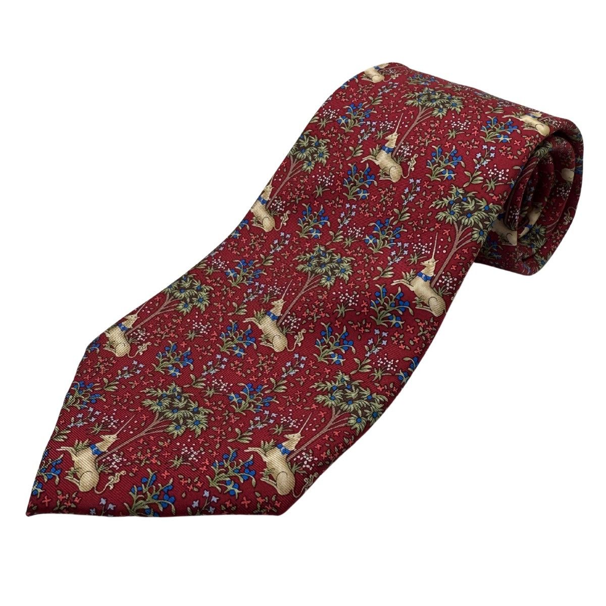 Other The Metropolitan Museum of Art Silk Tie, Red, Like New Size ONE SIZE - 1 Thumbnail