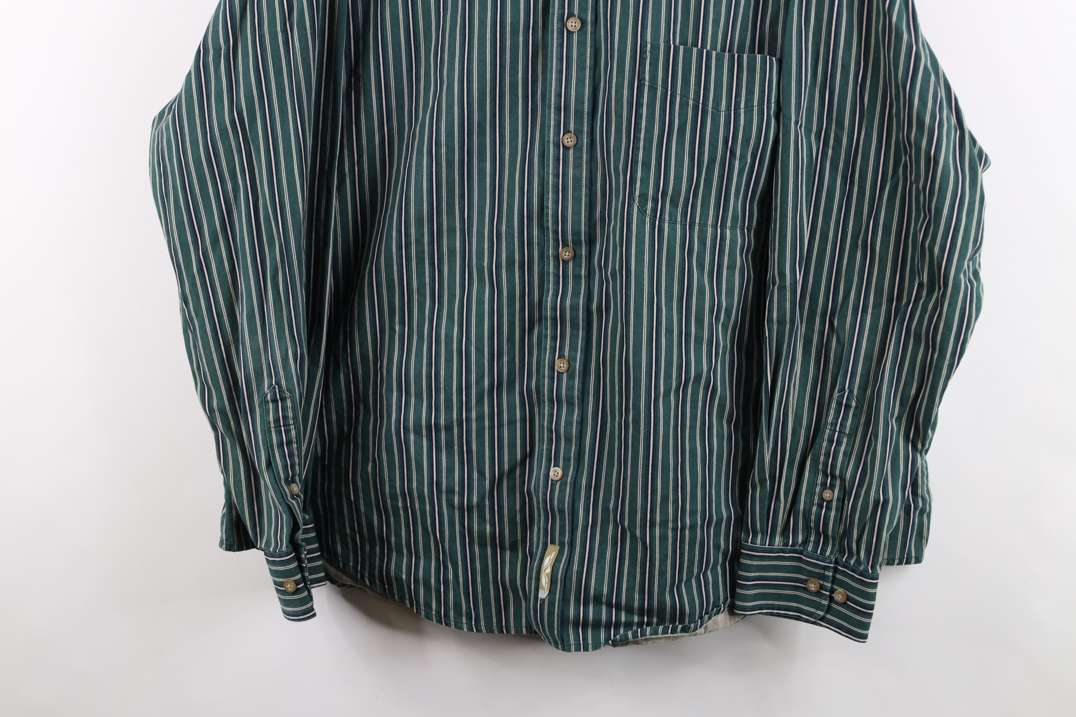 Vintage Vintage 90s Y2K Streetwear Heavy Collared Button Down Shirt Size US XXL / EU 58 / 5 - 3 Thumbnail