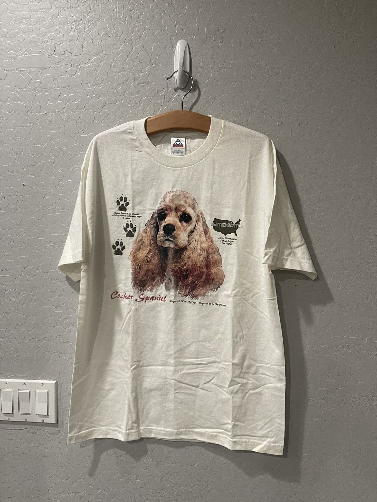 Alstyle × Vintage Vintage Y2K Cocker Spaniel Dog Portrait Shirt Size Large Size US L / EU 52-54 / 3 - 1 Thumbnail