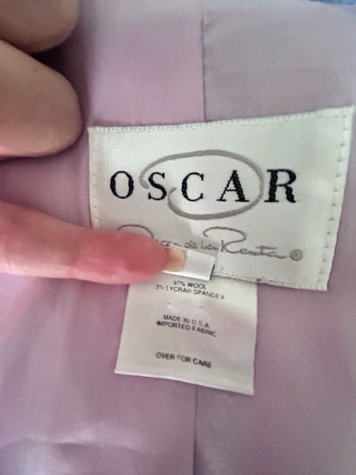 Oscar De La Renta OSCAR DE LA RENTA Womens designer Blazer y2k timeless Size M / US 6-8 / IT 42-44 - 10 Thumbnail