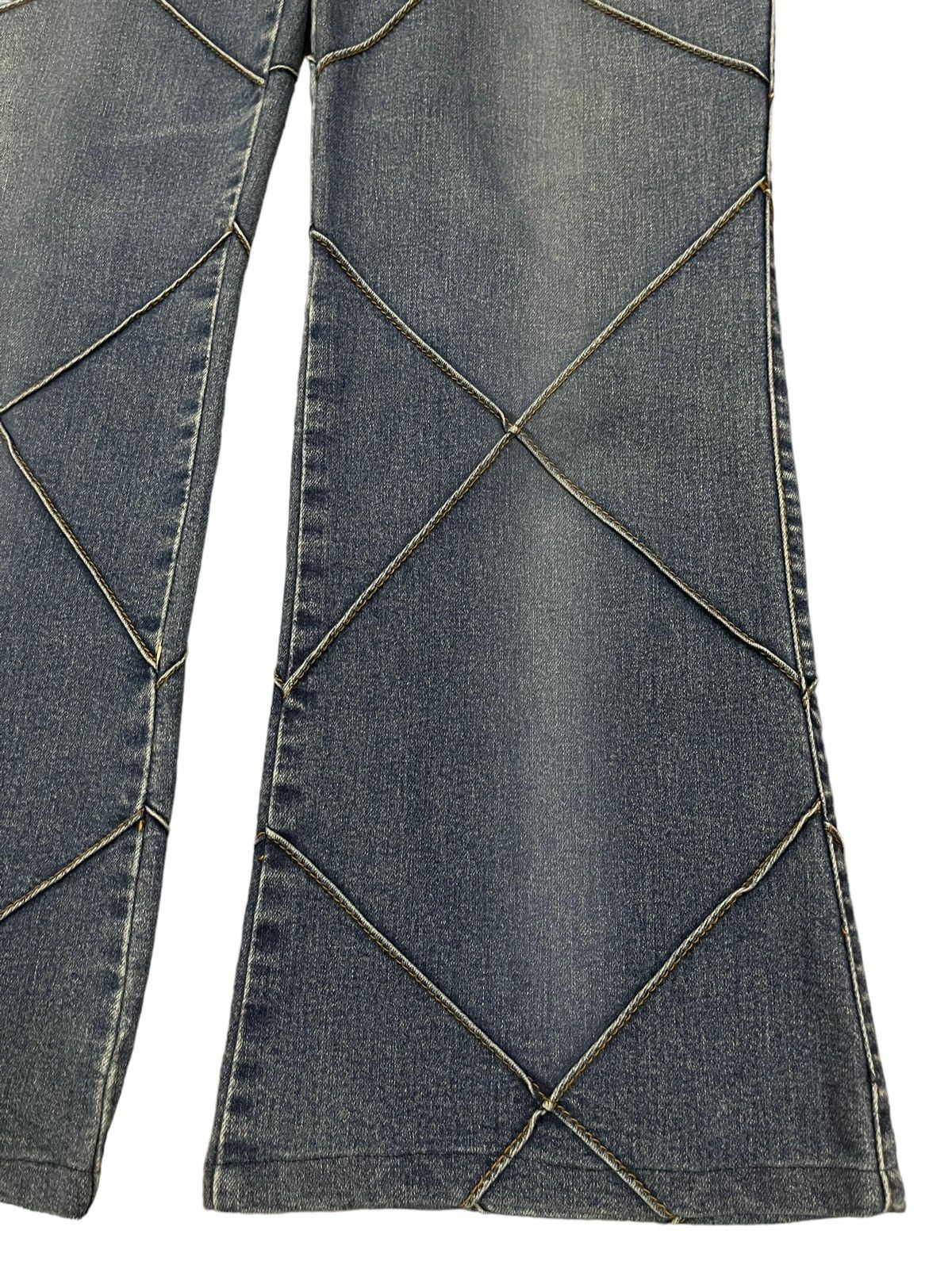Hysteric Glamour Vintage Japanese Brand Faded Wash Patch Line Style Jeans Size US 31 - 6 Thumbnail