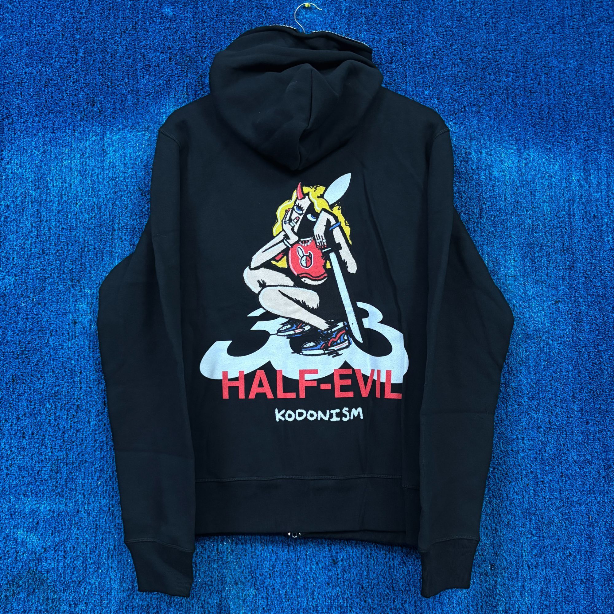 Rap Tees Half Evil x Kodone 333 Kodonism Devil Bunnie Zip-Up Hoodie L Size US L / EU 52-54 / 3 - 1 Thumbnail