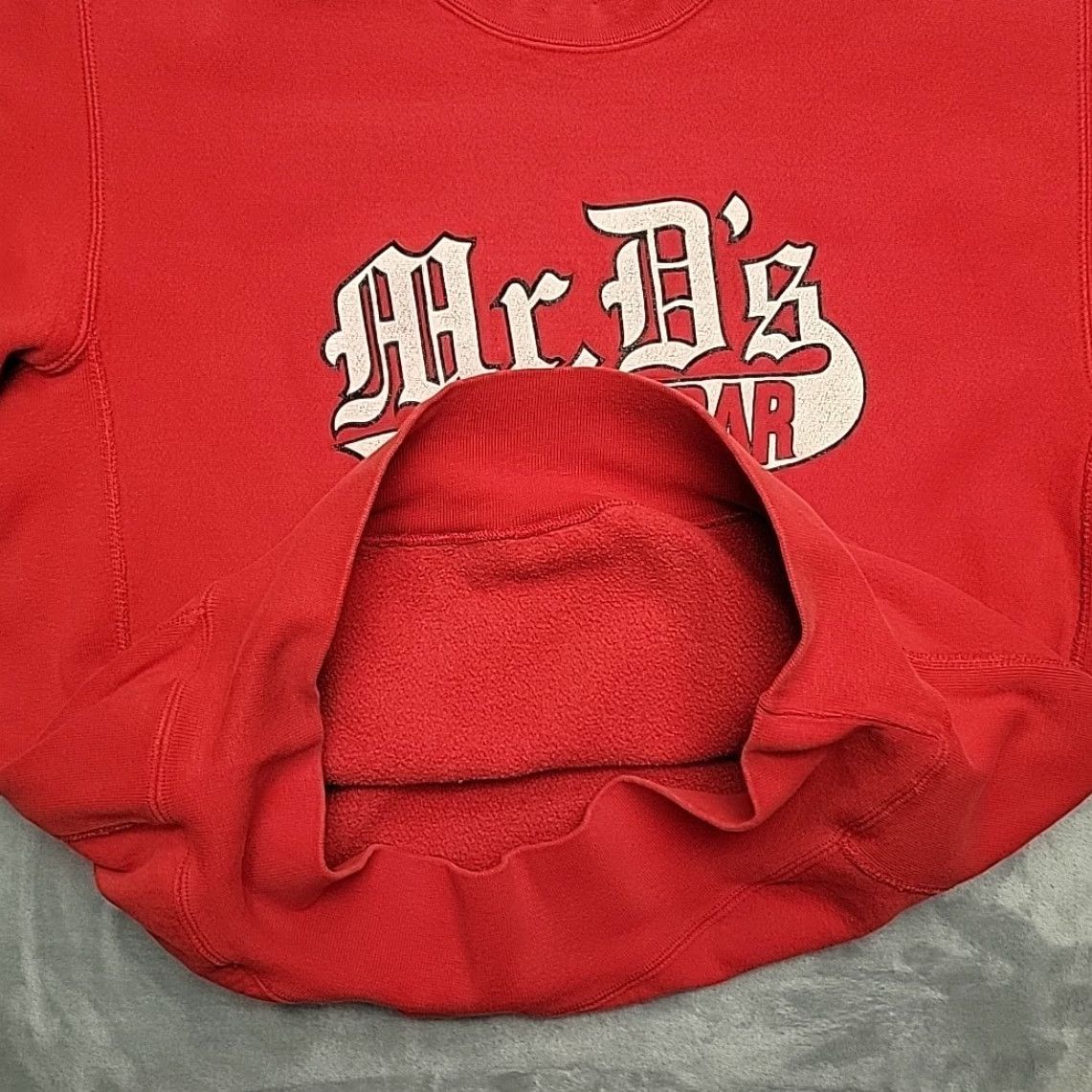 Vintage VTG Pabst Beer Sweatshirt SANTEE HVWT Pullover Crewneck Made in USA Mens XL Red Graphic Print 90s Decade Size US XL / EU 56 / 4 - 7 Thumbnail