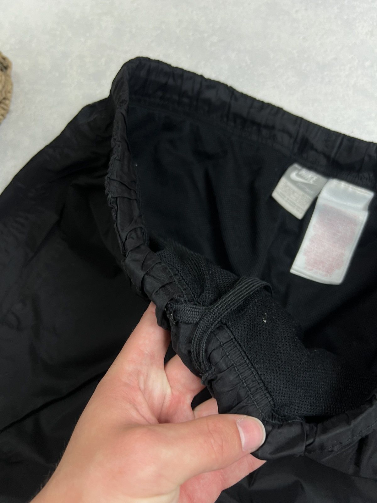 Nike 00s Nike Double Logo Vintage Y2K Parachute Nylon Retro Pants Size US 32 / EU 48 - 4 Thumbnail