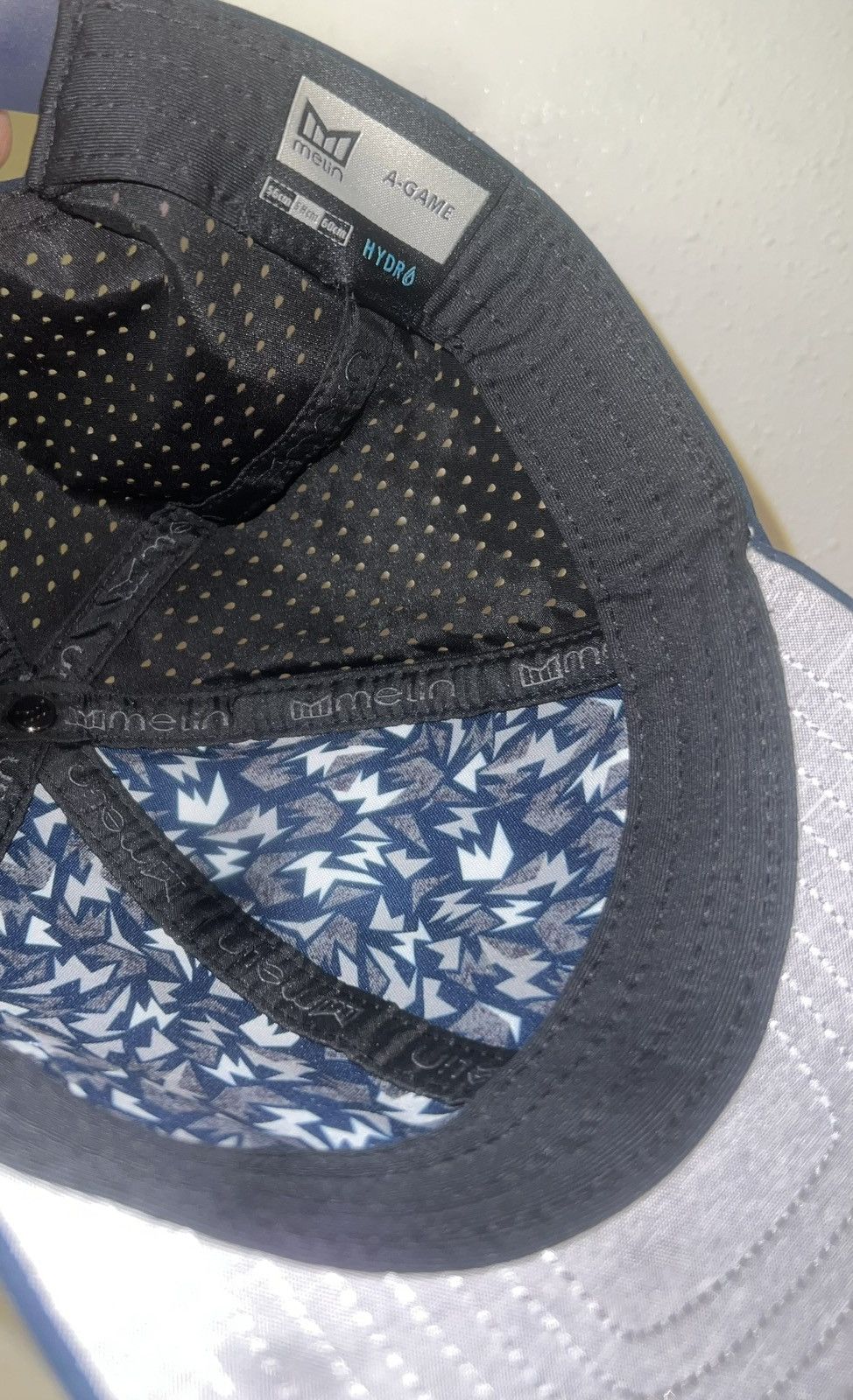 melin Melin A-Game Hydro Navy Blue Snapback Hat Cap 58cm Size ONE SIZE - 5 Thumbnail