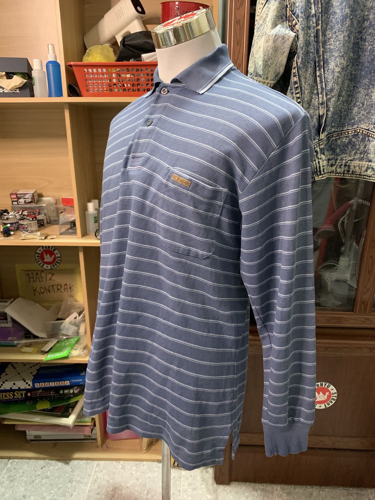 Vintage Vintage Santa Barbara polo shirt striped size M Size US M / EU 48-50 / 2 - 5 Thumbnail