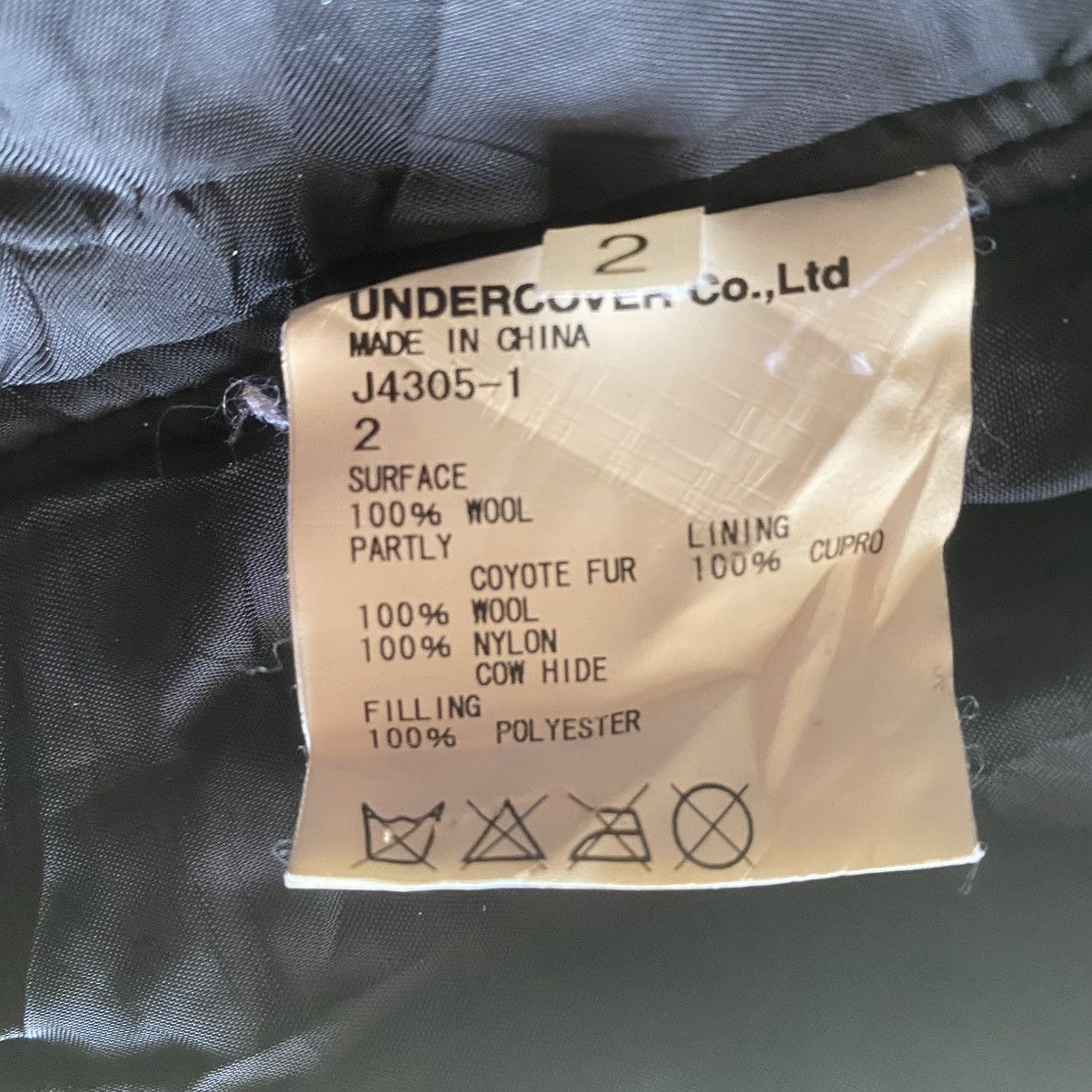 Undercover Fall12 “Psycho Color” Coyote Fur Wool Short Parkas Size US M / EU 48-50 / 2 - 10 Thumbnail
