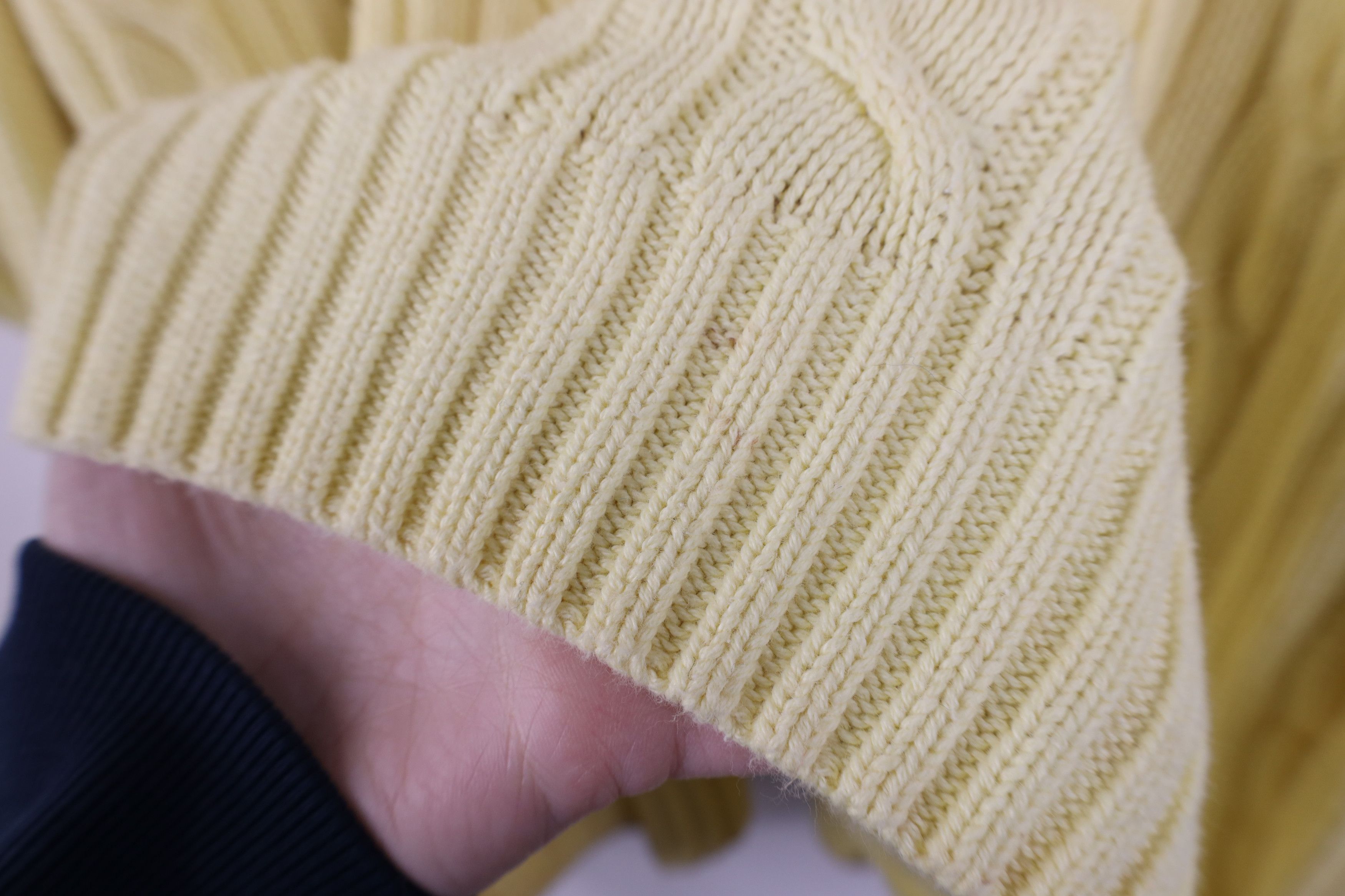 Vintage Vintage 90s Streetwear Ribbed Cable Knit Fisherman Sweater Size XXL / US 16-18 / IT 52-54 - 6 Thumbnail